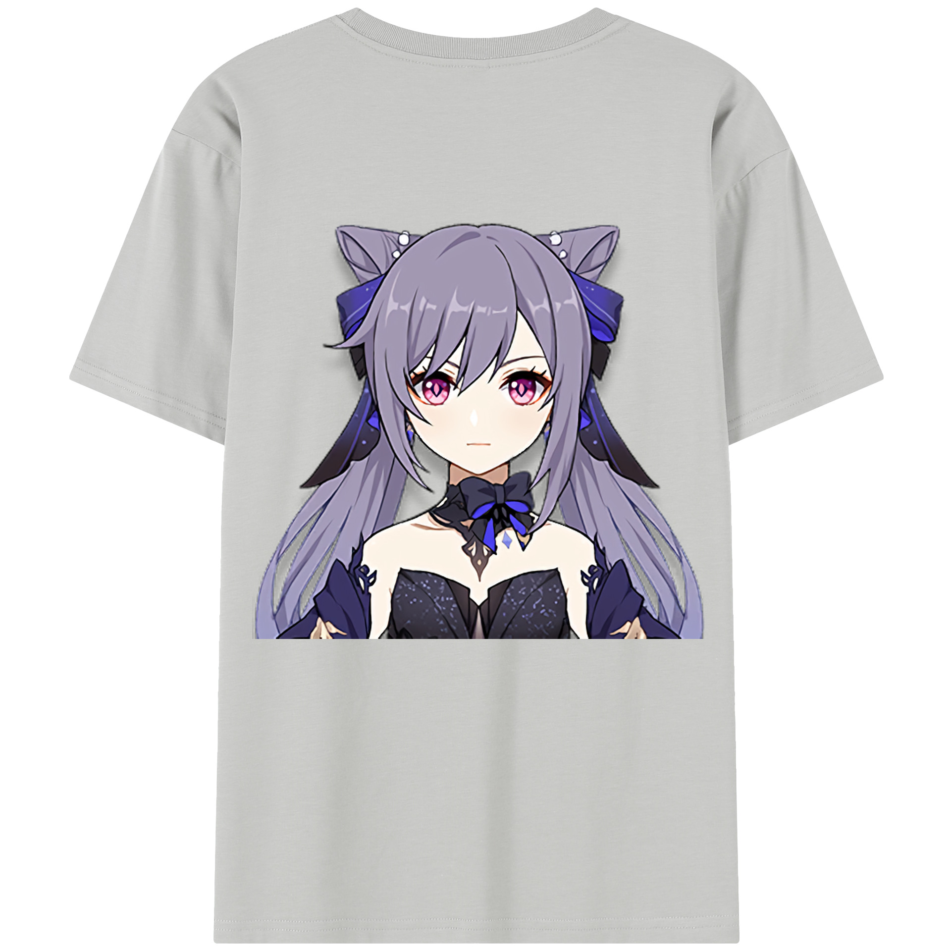 げんし神 刻晴 こくせい genshin Kokusei レディース半袖Tシャツ(バックプリント)