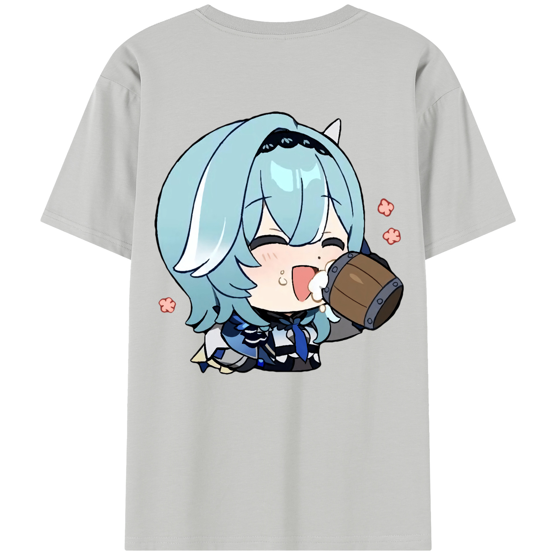 げんし神 优菈 ゆうら genshin Yūra レディース半袖Tシャツ(バックプリント)