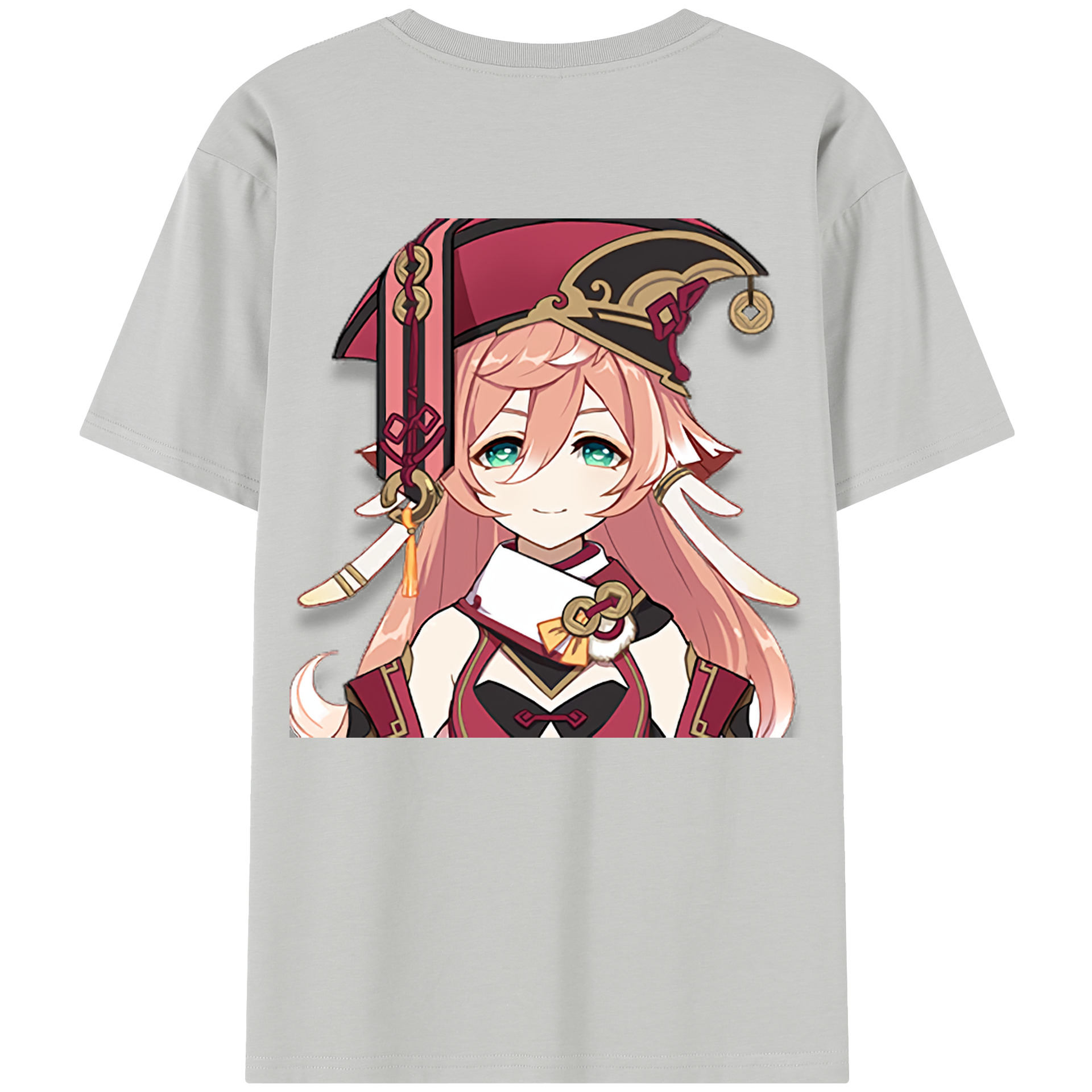 げんし神 ヤンフェイ genshin Yanfei レディース半袖Tシャツ(バックプリント)