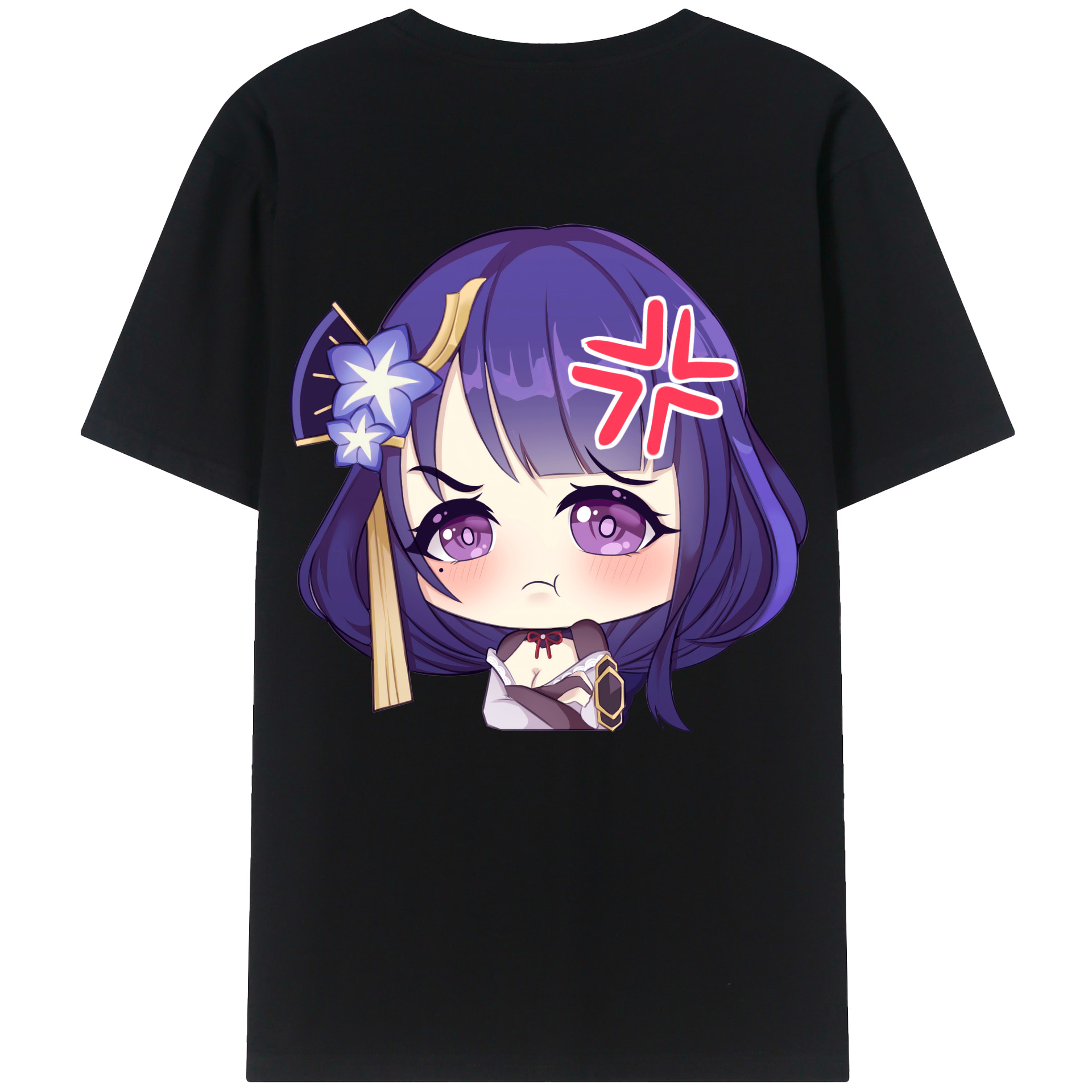 げんし神 雷電将軍 らいでんしょうぐん genshin Raiden Shogun レディース半袖Tシャツ(バックプリント)
