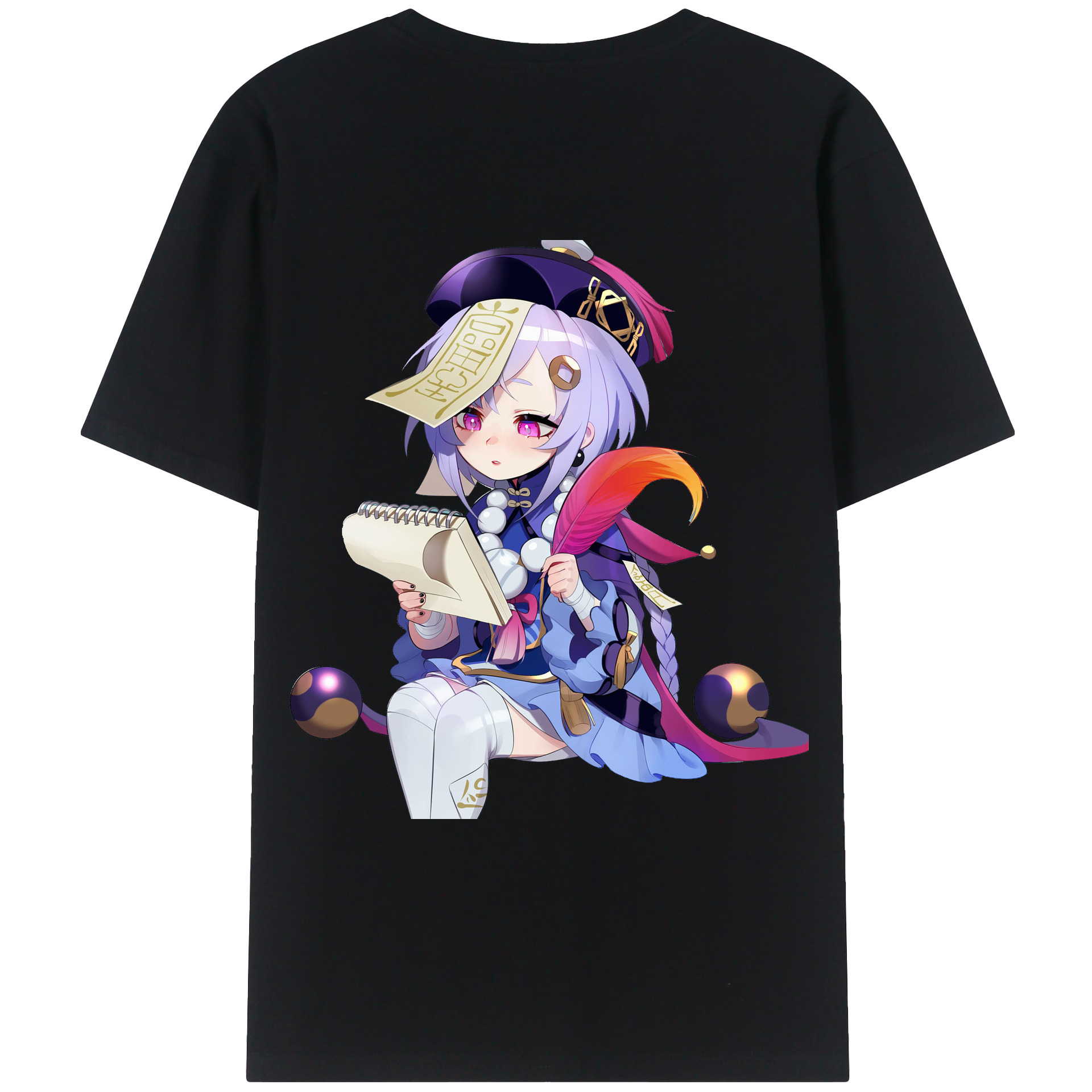 げんし神 七七 なな  genshin Nana レディース半袖Tシャツ(バックプリント)