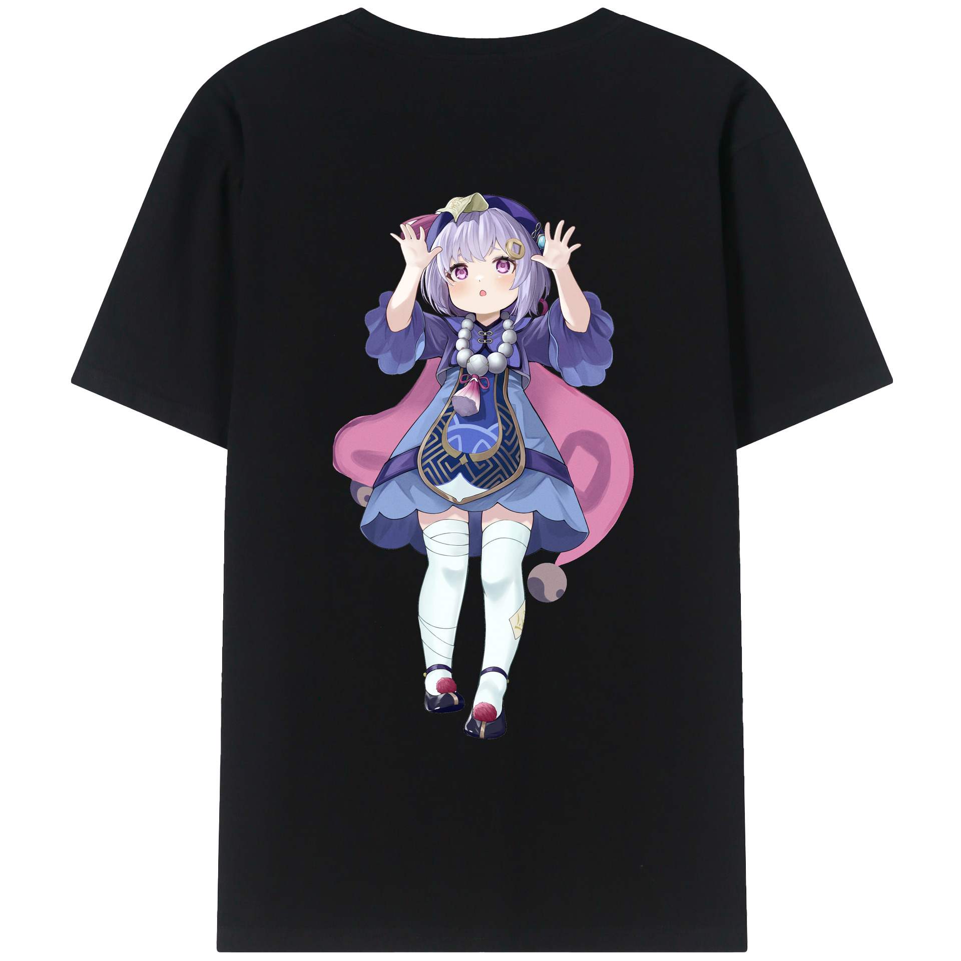 げんし神 七七 なな  genshin Nana レディース半袖Tシャツ(バックプリント)