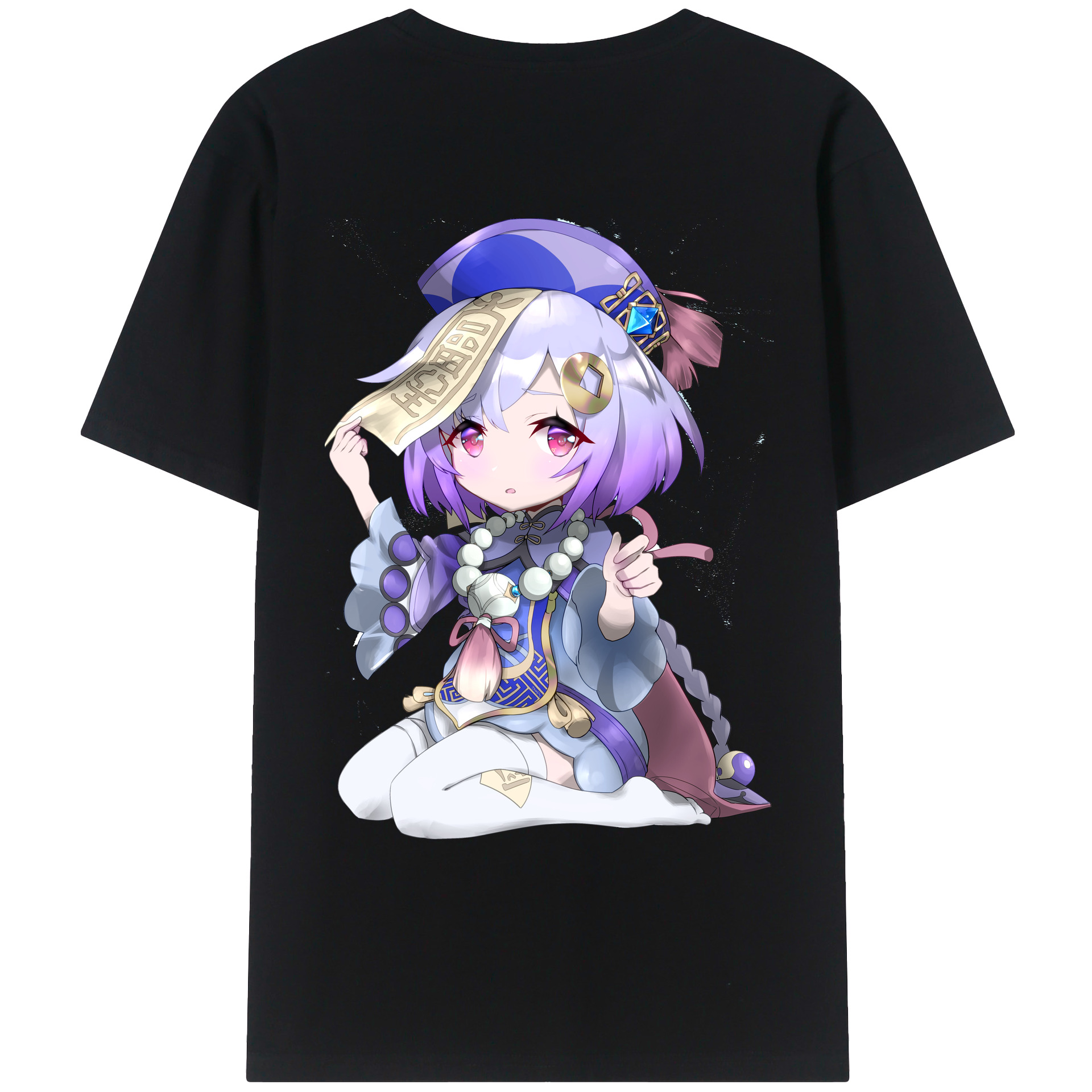 げんし神 七七 なな  genshin Nana レディース半袖Tシャツ(バックプリント)