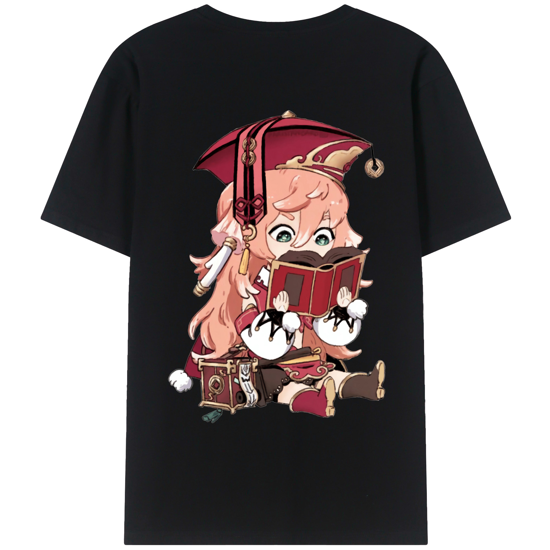 げんし神 ヤンフェイ genshin Yanfei レディース半袖Tシャツ(バックプリント)