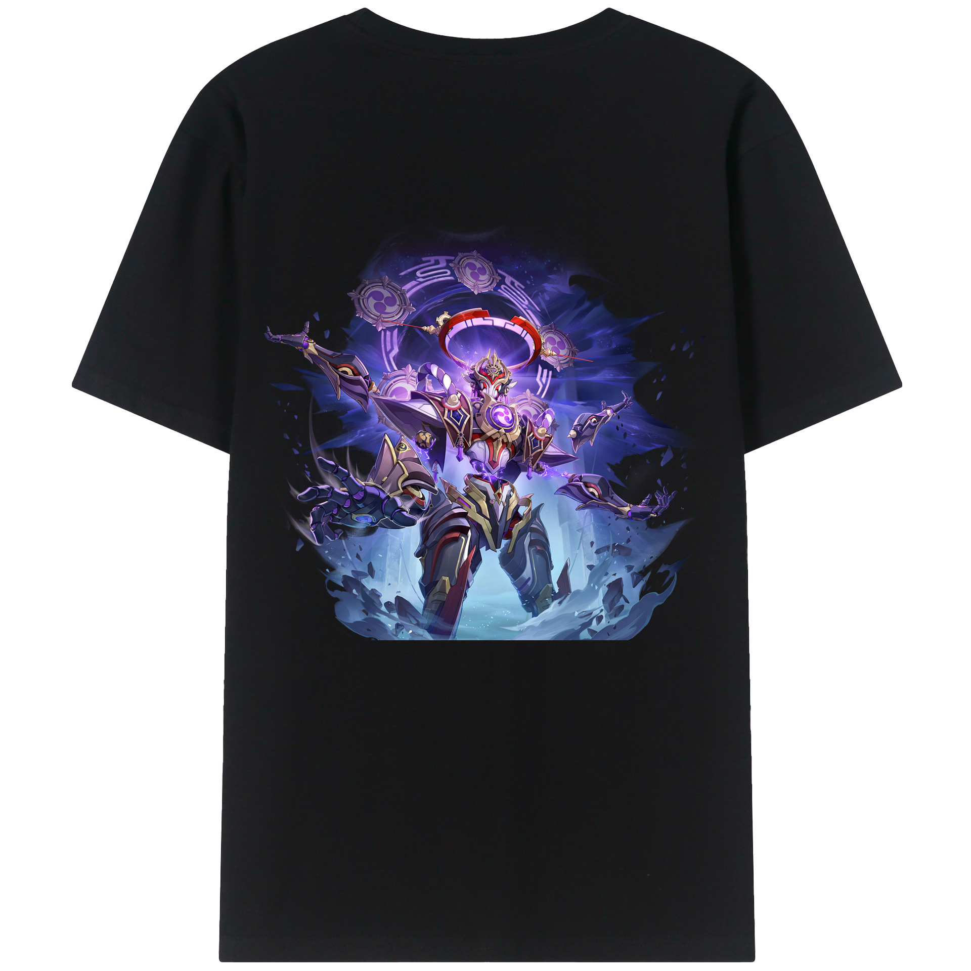 げんし神 さんペい genshin Sanpei レディース半袖Tシャツ(バックプリント)