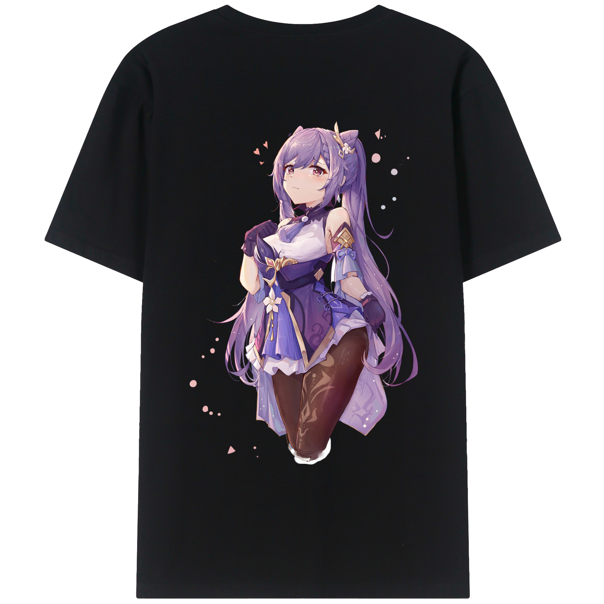 げんし神 刻晴 こくせい genshin Kokusei レディース半袖Tシャツ(バックプリント)
