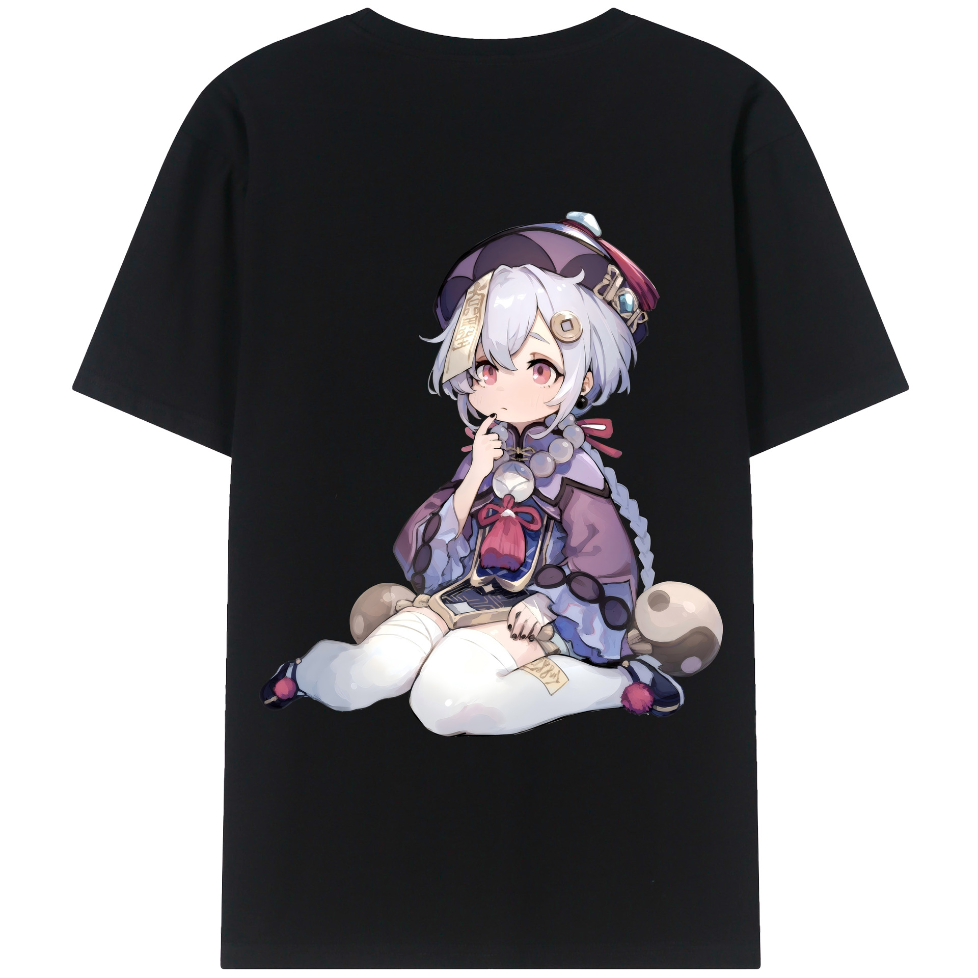 げんし神 七七 なな  genshin Nana レディース半袖Tシャツ(バックプリント)