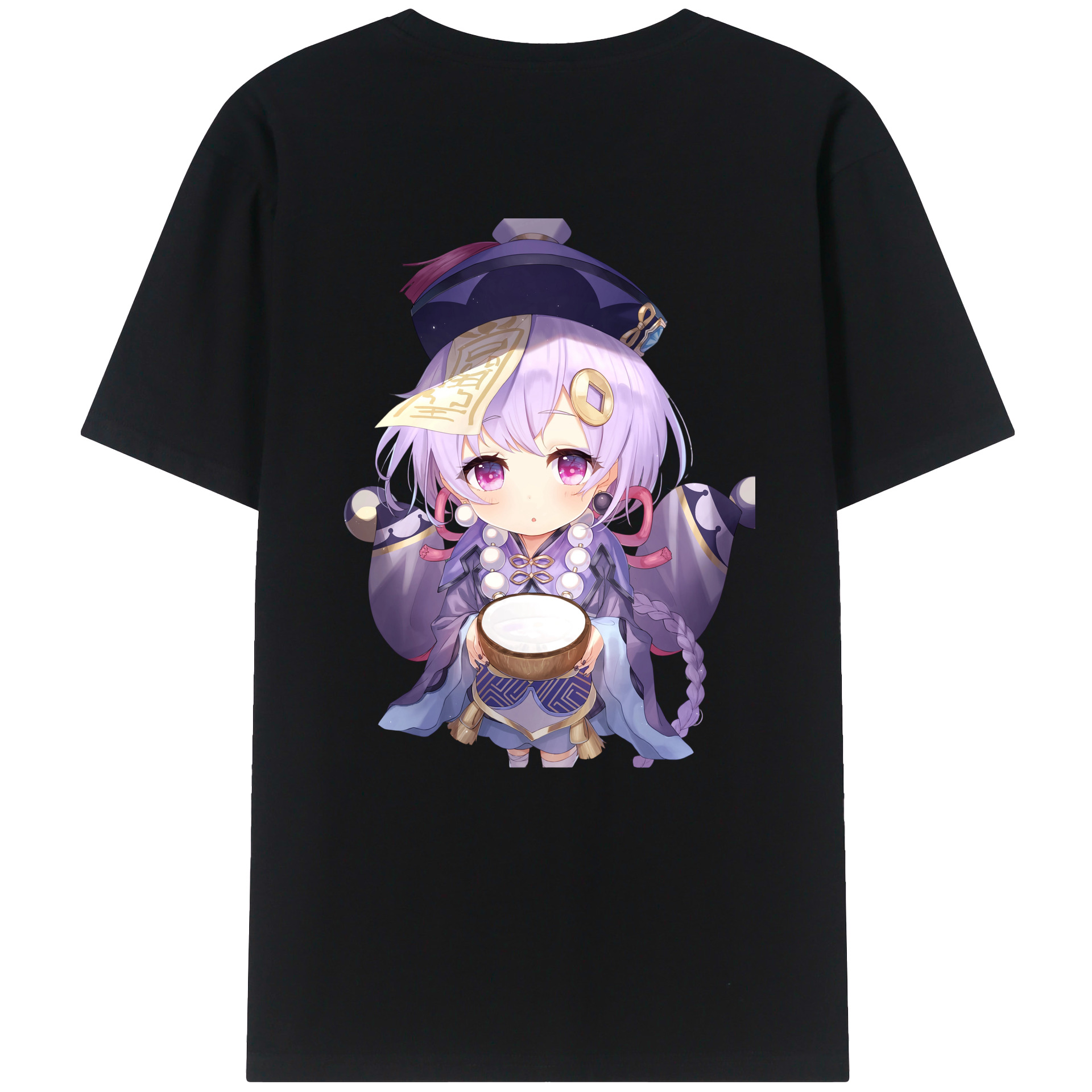 げんし神 七七 なな  genshin Nana レディース半袖Tシャツ(バックプリント)