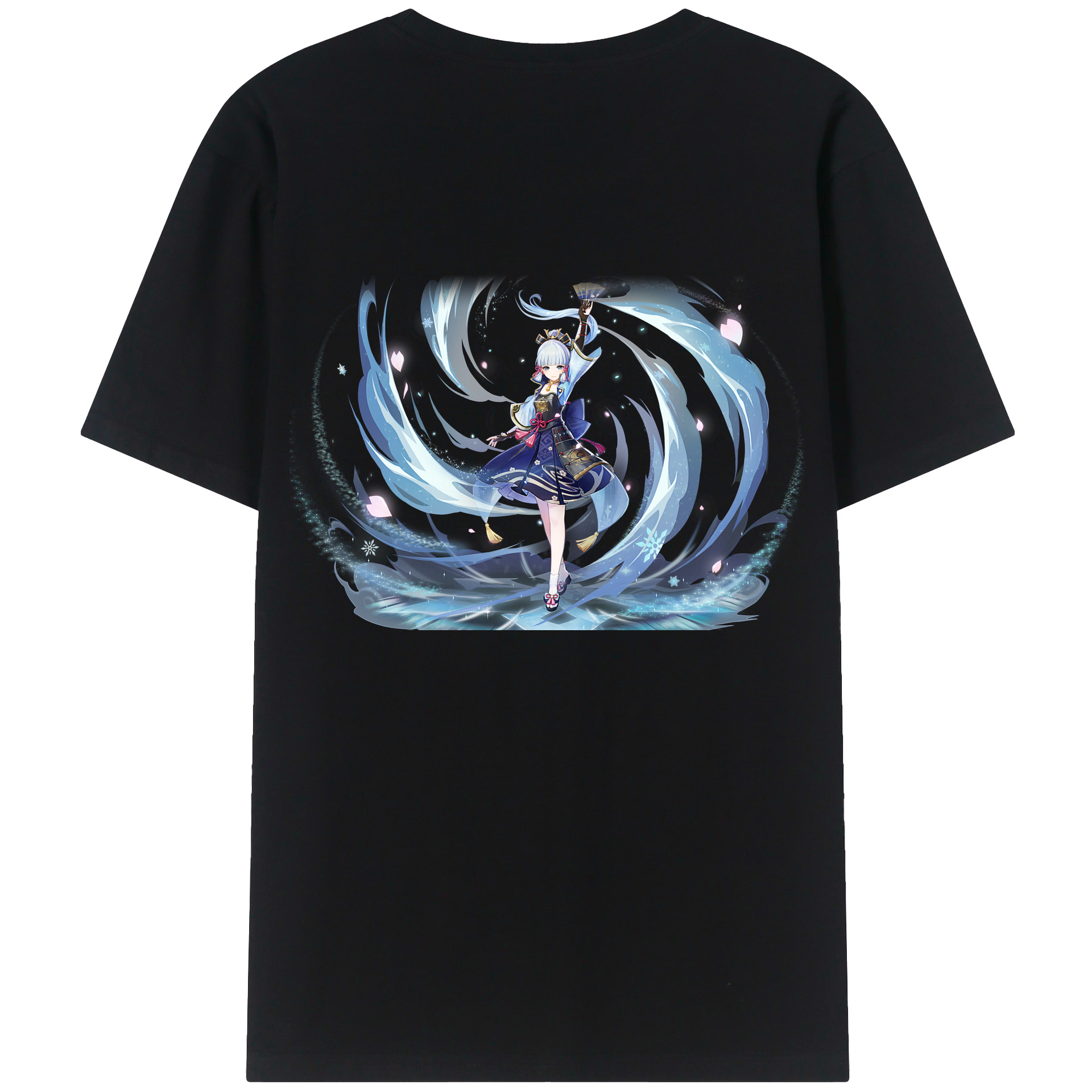 げんし神 神里綾華 神宮寺レン genshin Kamimiya Ren レディース半袖Tシャツ(バックプリント)