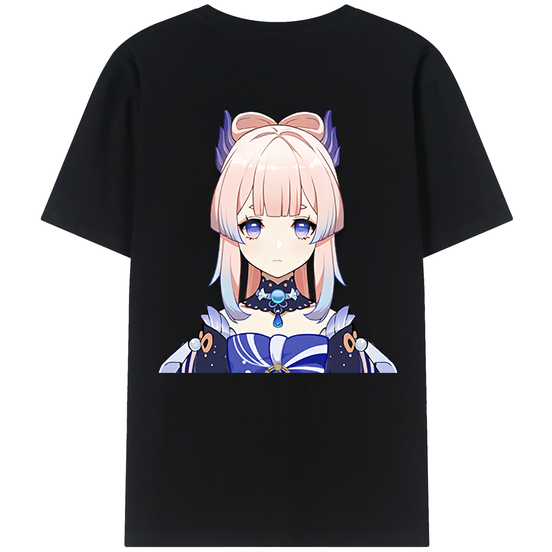 げんし神 珊瑚宮心海 サンゴノミヤ・ココミ genshin Sangonomiya Kokomi レディース半袖Tシャツ(バックプリント)