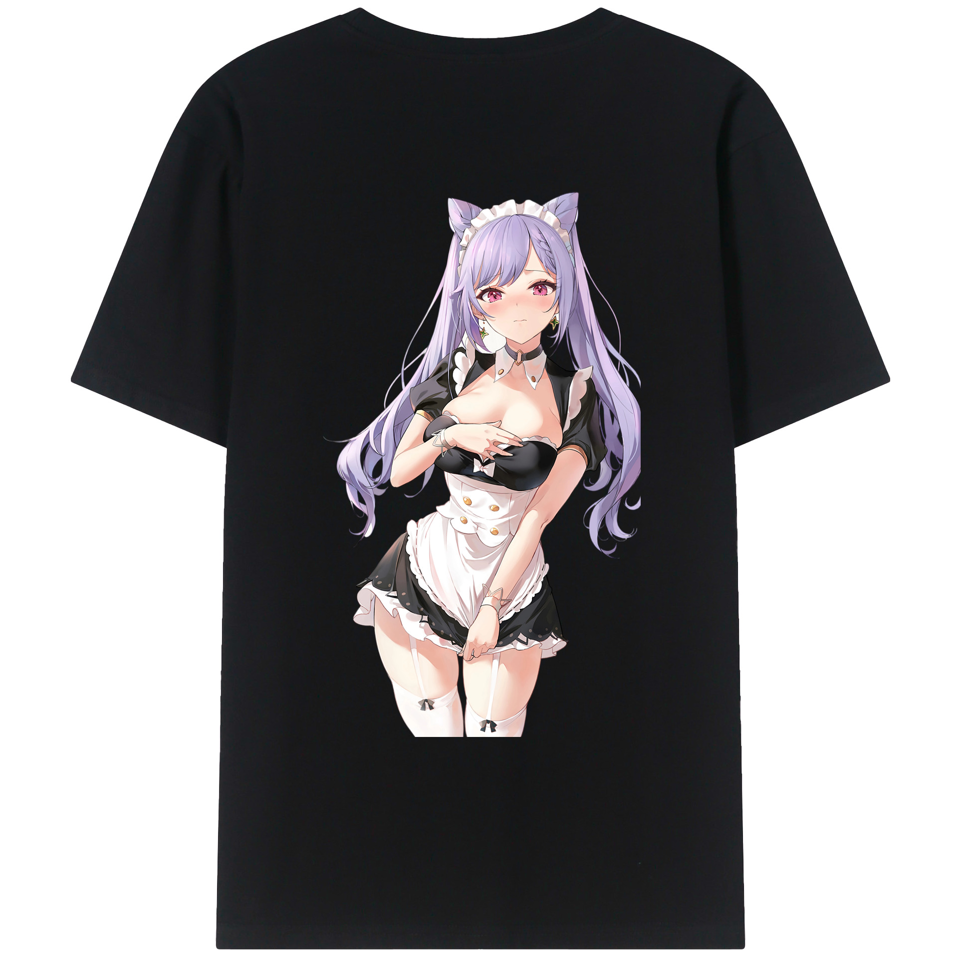 げんし神 刻晴 こくせい genshin Kokusei レディース半袖Tシャツ(バックプリント)