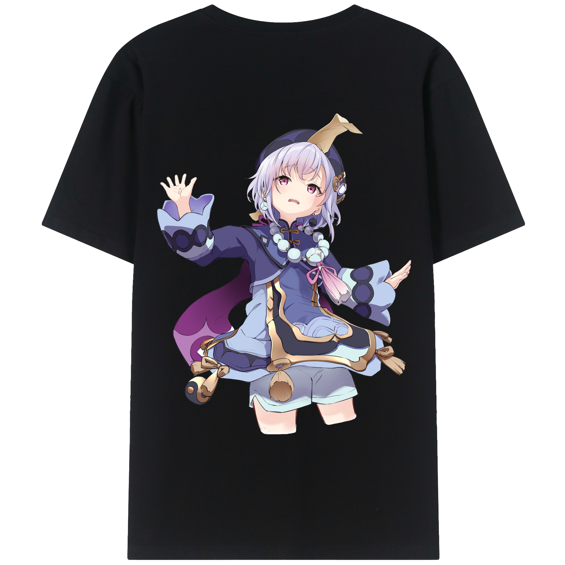 げんし神 七七 なな  genshin Nana レディース半袖Tシャツ(バックプリント)