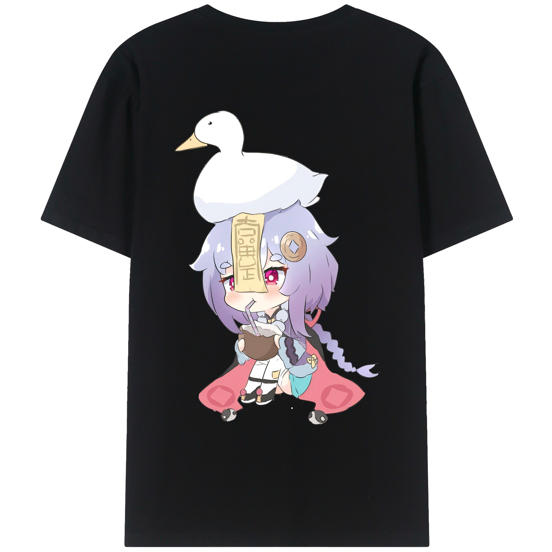 げんし神 七七 なな  genshin Nana レディース半袖Tシャツ(バックプリント)