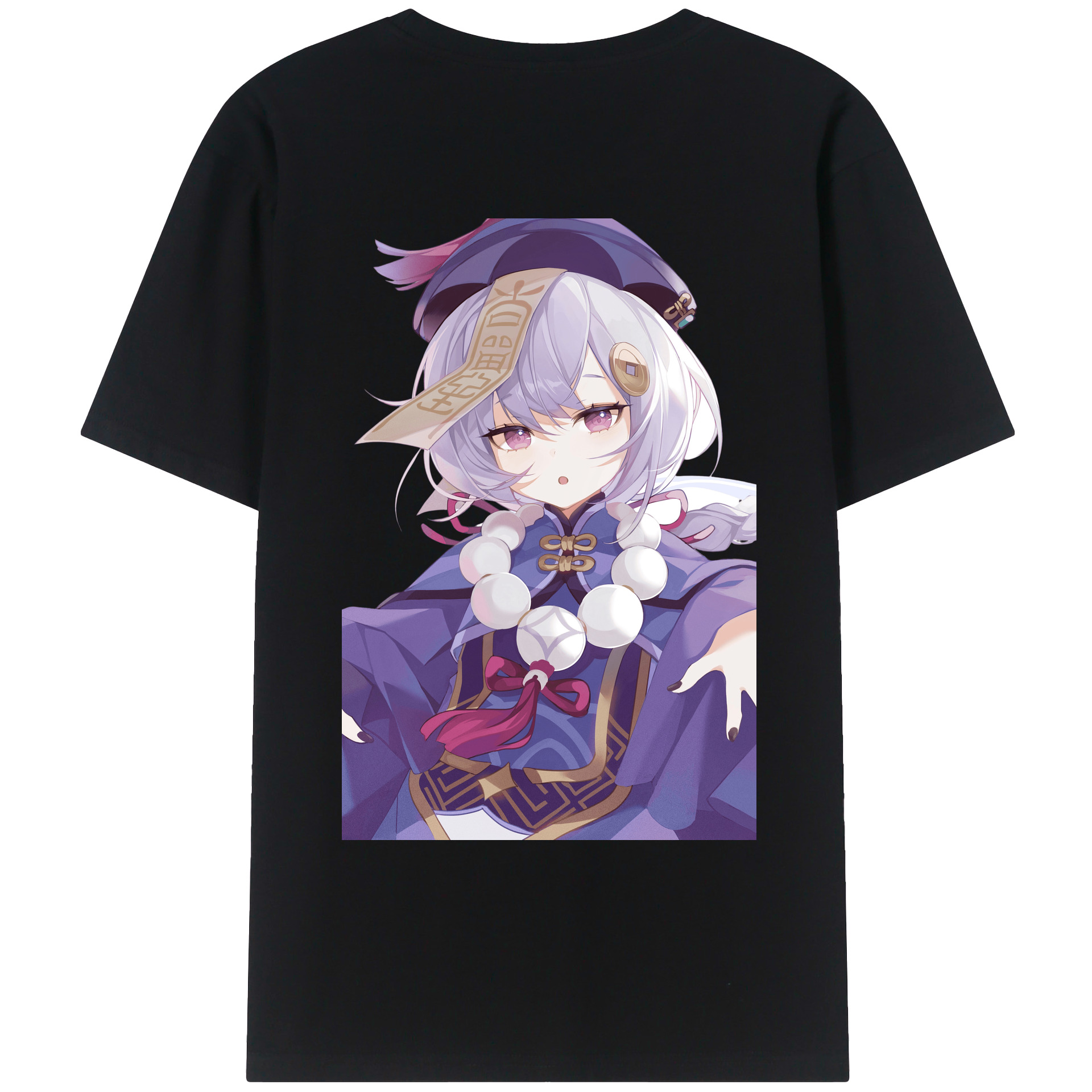 げんし神 七七 なな  genshin Nana レディース半袖Tシャツ(バックプリント)