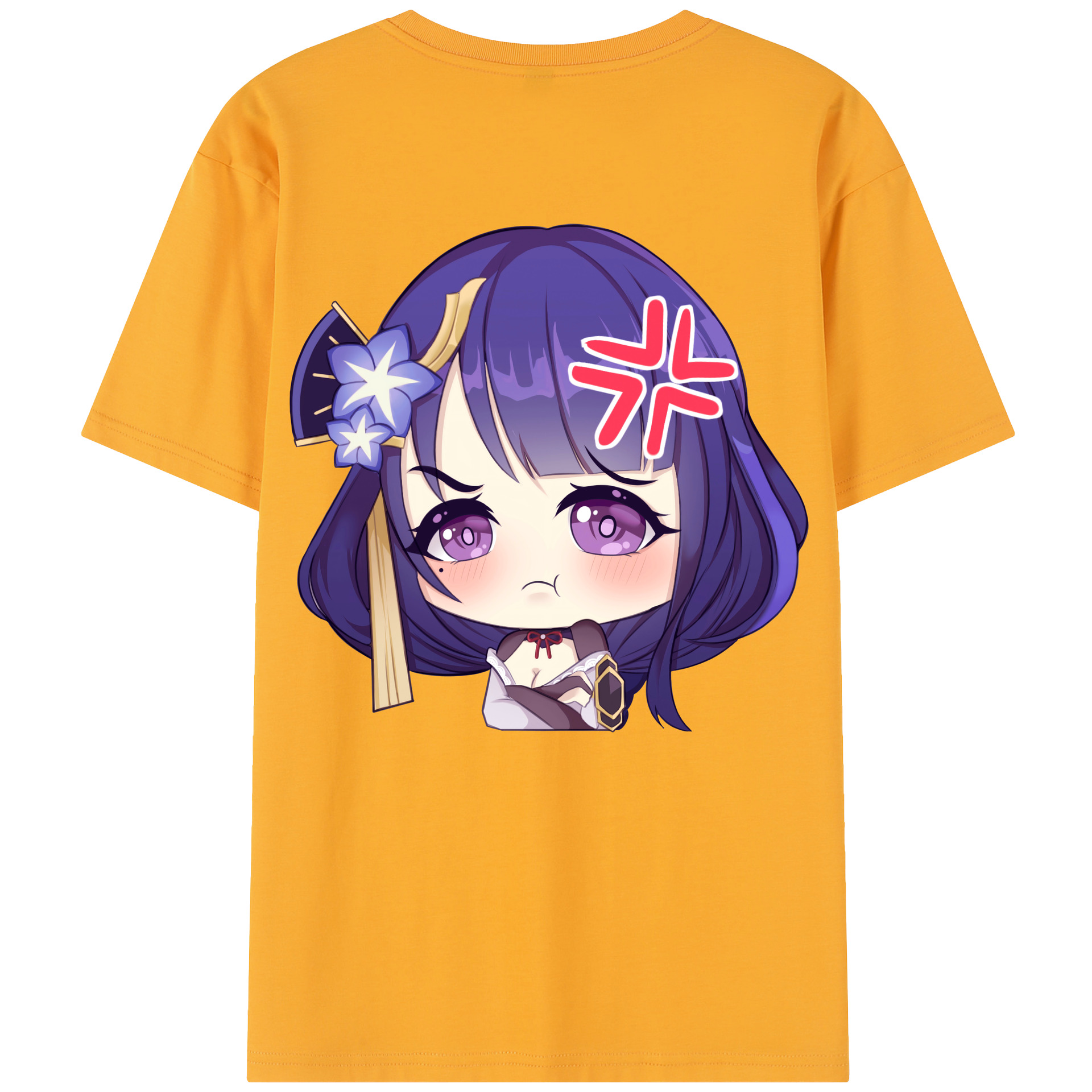 げんし神 雷電将軍 らいでんしょうぐん genshin Raiden Shogun レディース半袖Tシャツ(バックプリント)