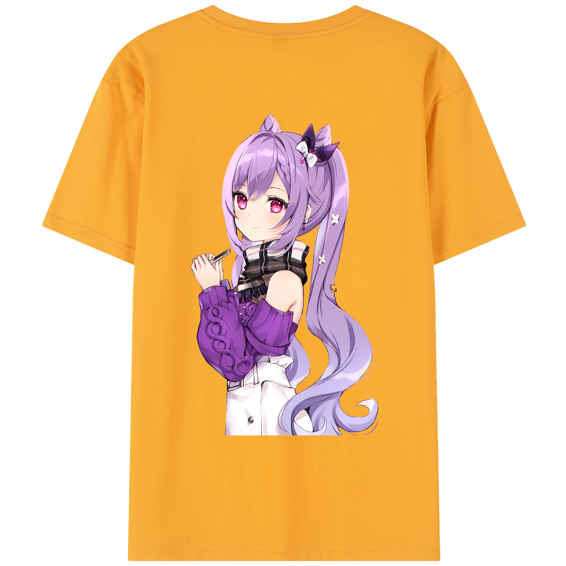 げんし神 刻晴 こくせい genshin Kokusei レディース半袖Tシャツ(バックプリント)
