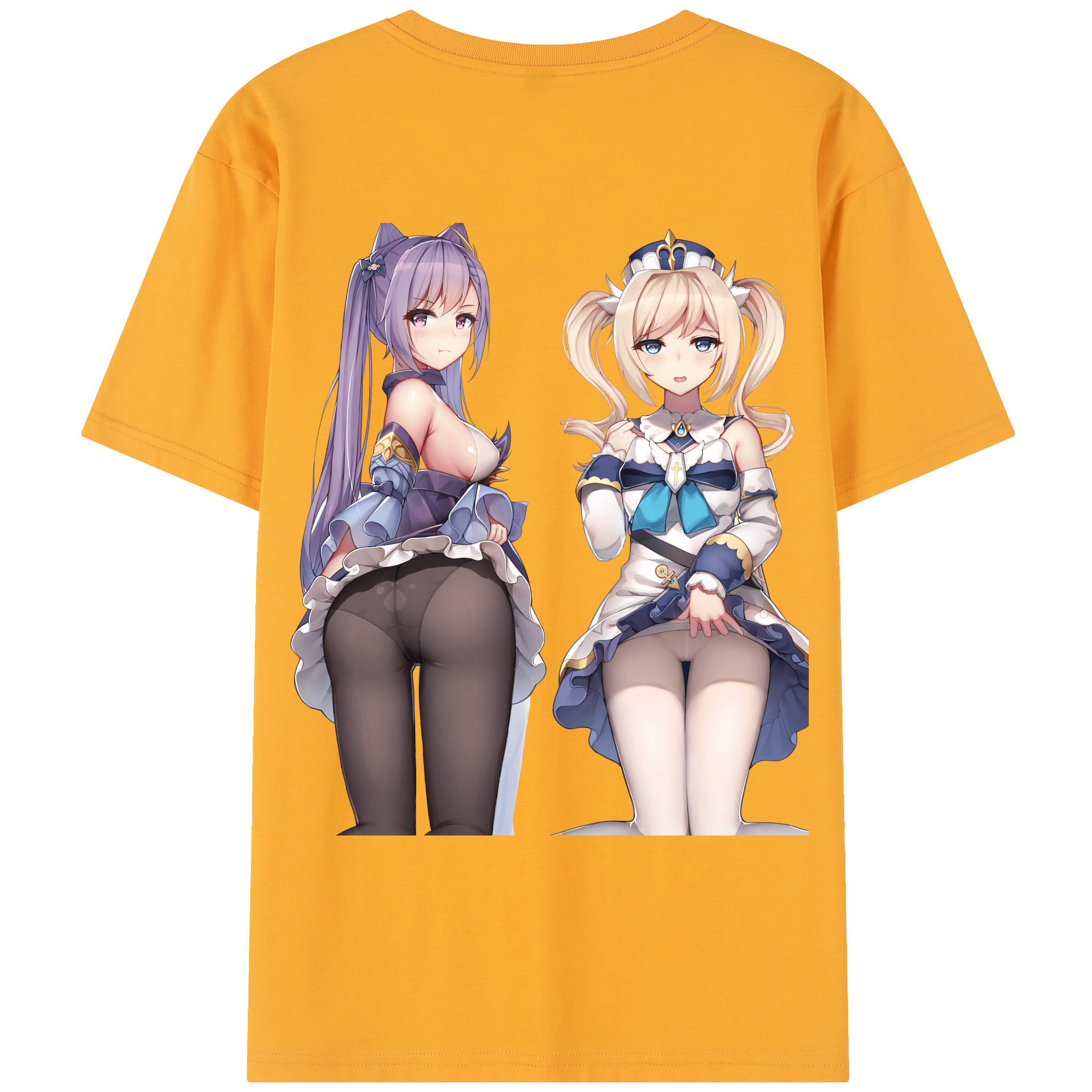 げんし神 刻晴 こくせい genshin Kokusei レディース半袖Tシャツ(バックプリント)