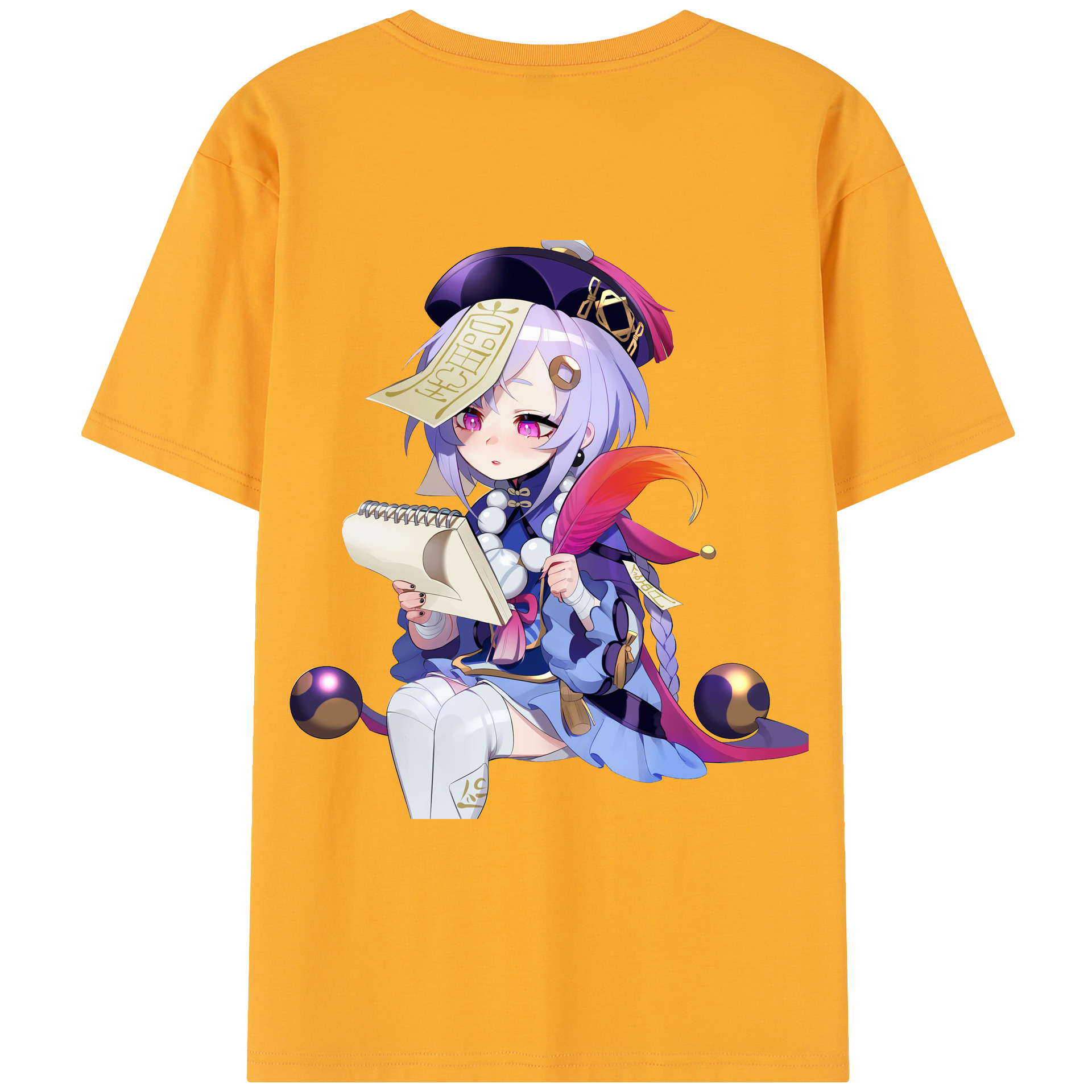 げんし神 七七 なな  genshin Nana レディース半袖Tシャツ(バックプリント)