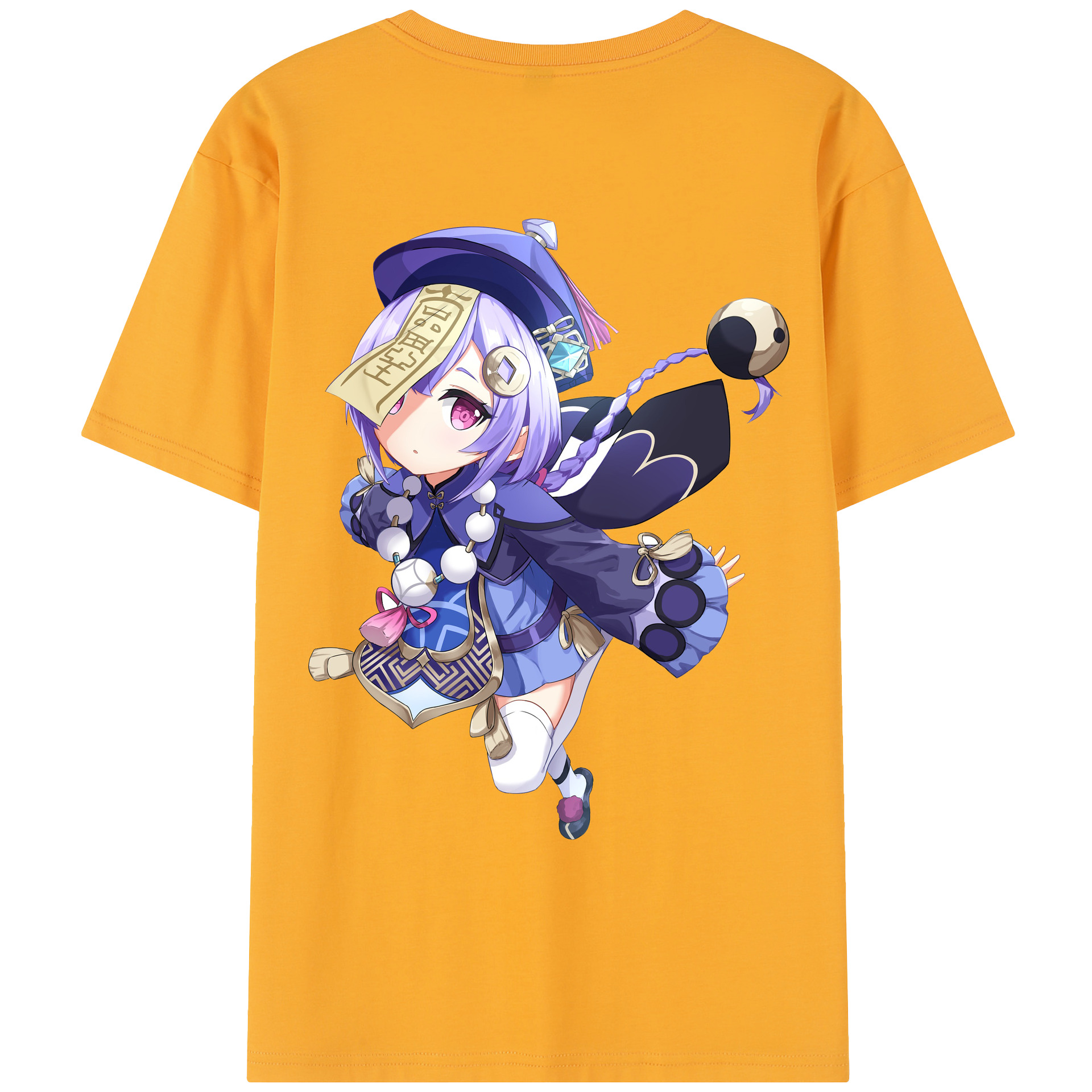 げんし神 七七 なな  genshin Nana レディース半袖Tシャツ(バックプリント)