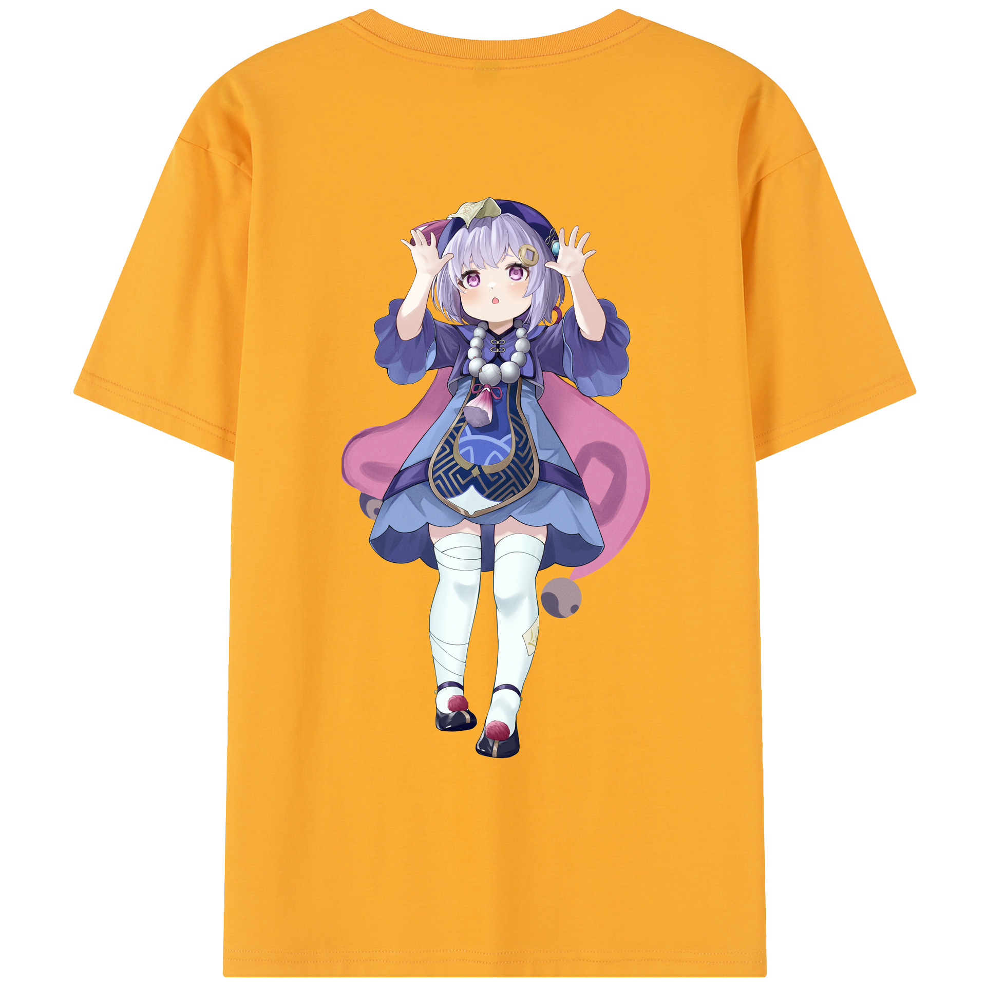 げんし神 七七 なな  genshin Nana レディース半袖Tシャツ(バックプリント)