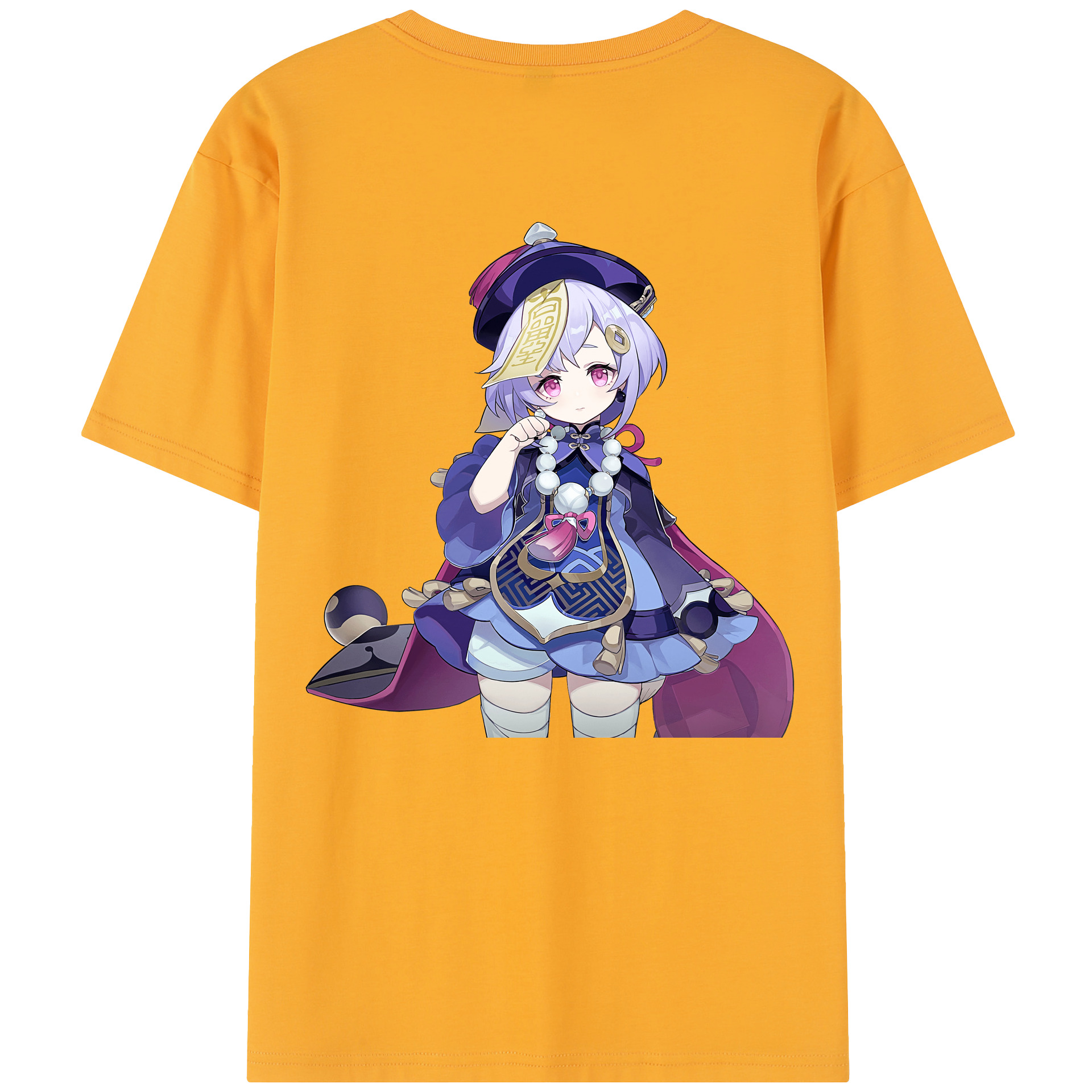 げんし神 七七 なな  genshin Nana レディース半袖Tシャツ(バックプリント)