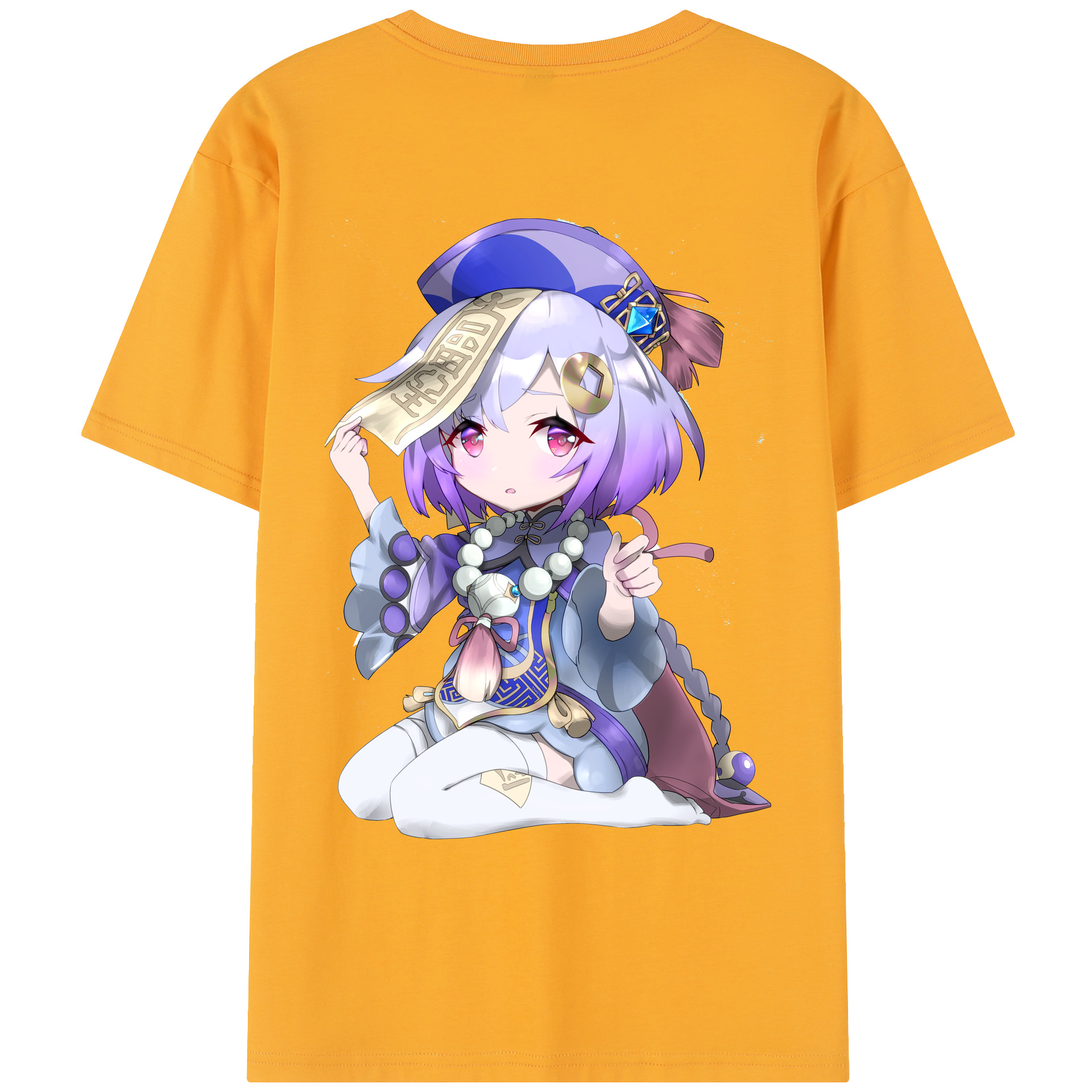 げんし神 七七 なな  genshin Nana レディース半袖Tシャツ(バックプリント)