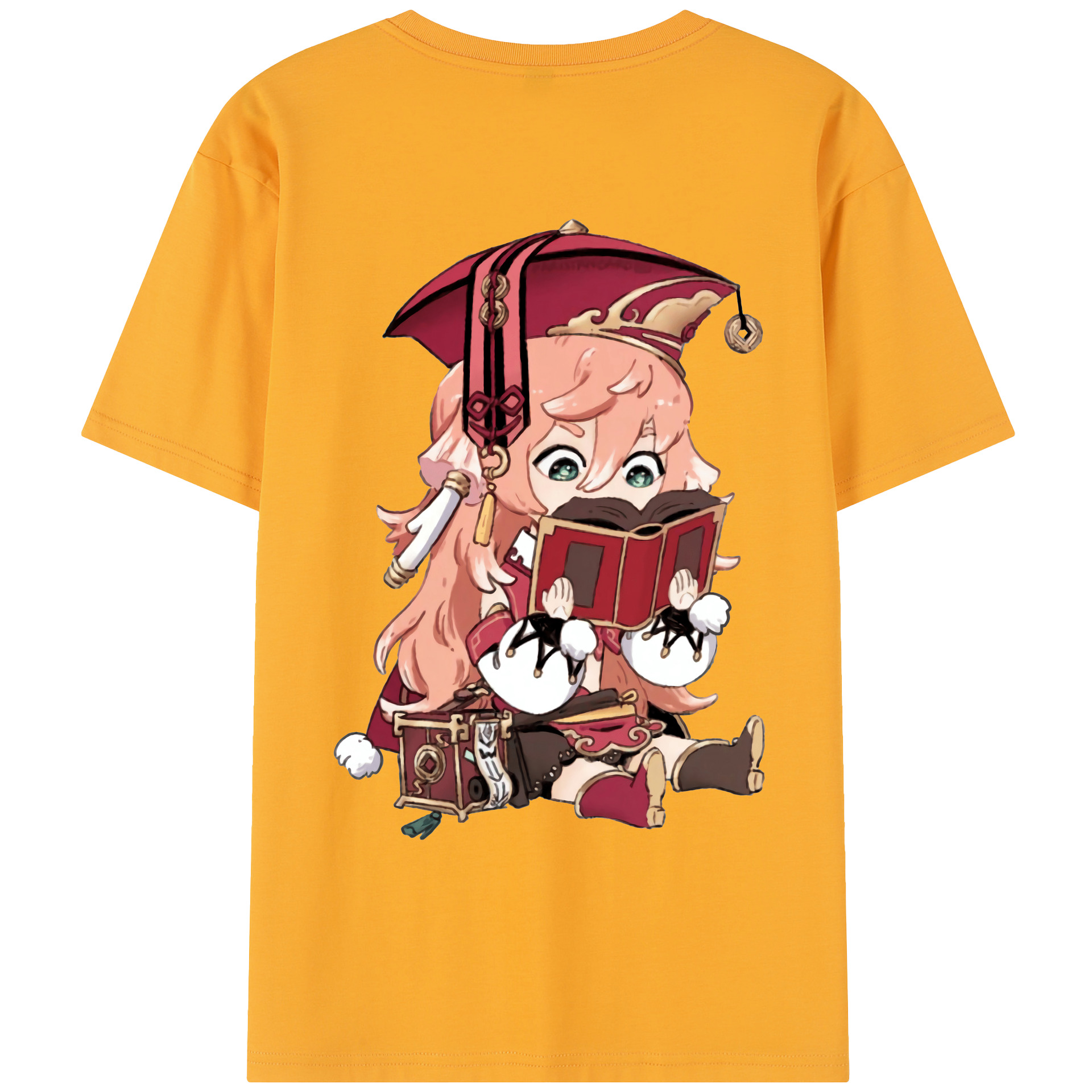 げんし神 ヤンフェイ genshin Yanfei レディース半袖Tシャツ(バックプリント)