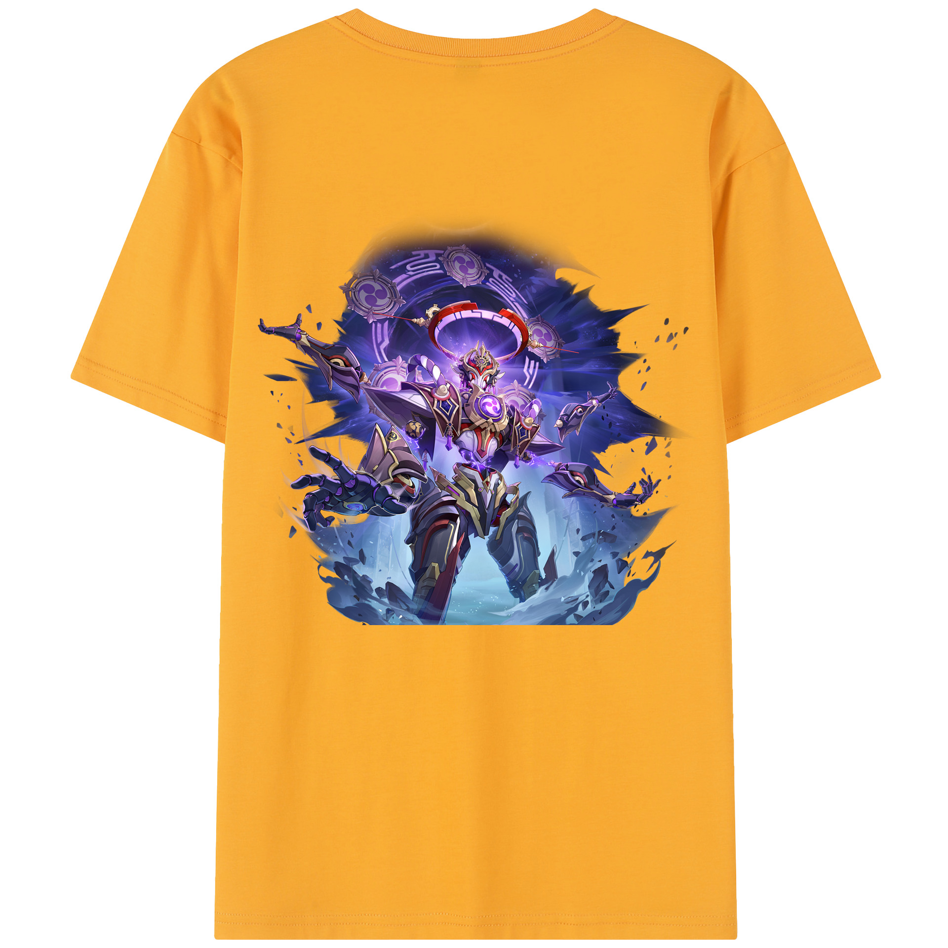 げんし神 さんペい genshin Sanpei レディース半袖Tシャツ(バックプリント)