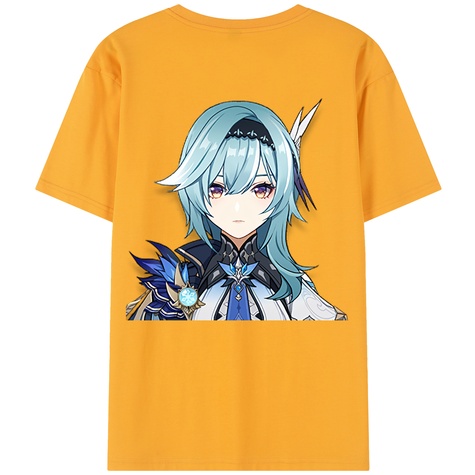 げんし神 优菈 ゆうら genshin Yūra レディース半袖Tシャツ(バックプリント)