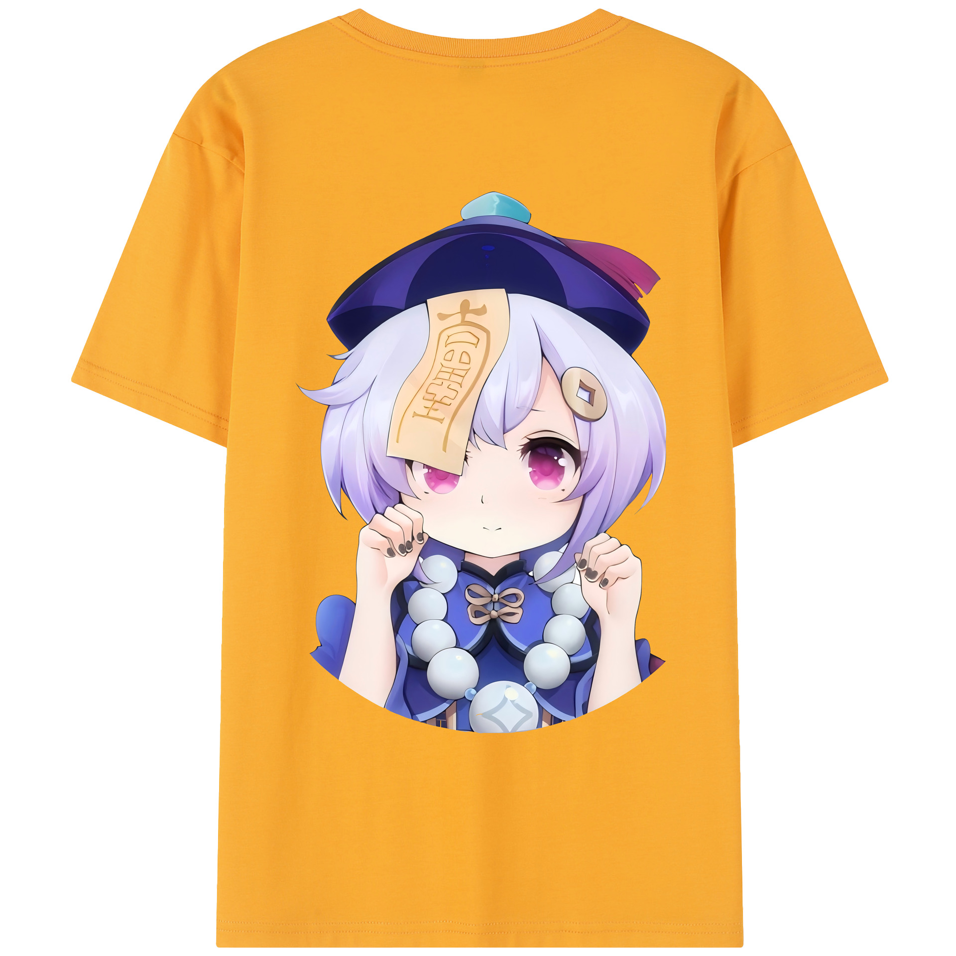 げんし神 七七 なな  genshin Nana レディース半袖Tシャツ(バックプリント)