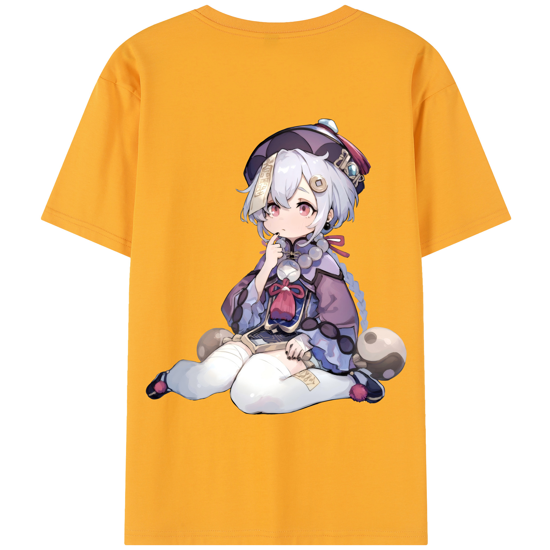 げんし神 七七 なな  genshin Nana レディース半袖Tシャツ(バックプリント)