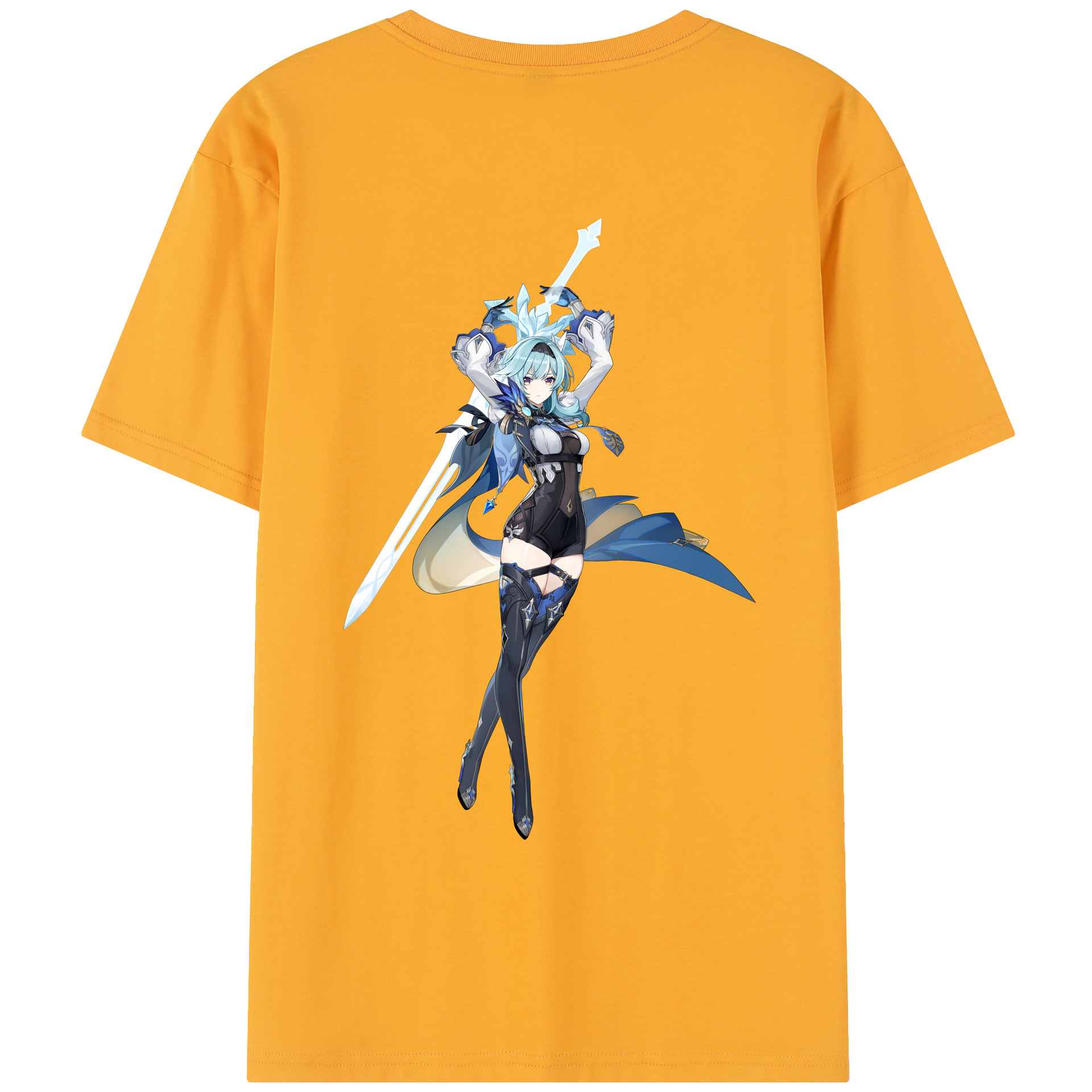 げんし神 优菈 ゆうら genshin Yūra レディース半袖Tシャツ(バックプリント)