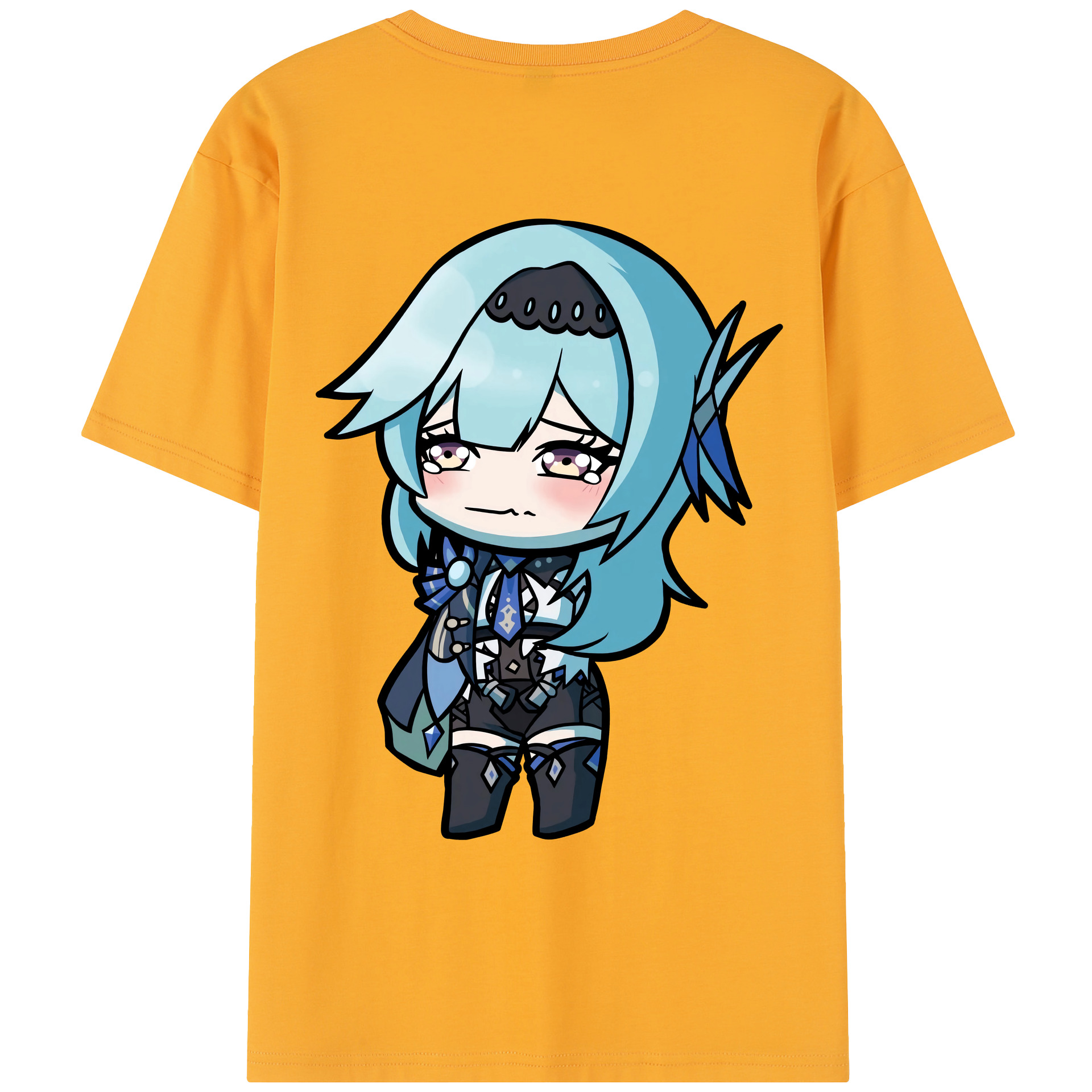 げんし神 优菈 ゆうら genshin Yūra レディース半袖Tシャツ(バックプリント)