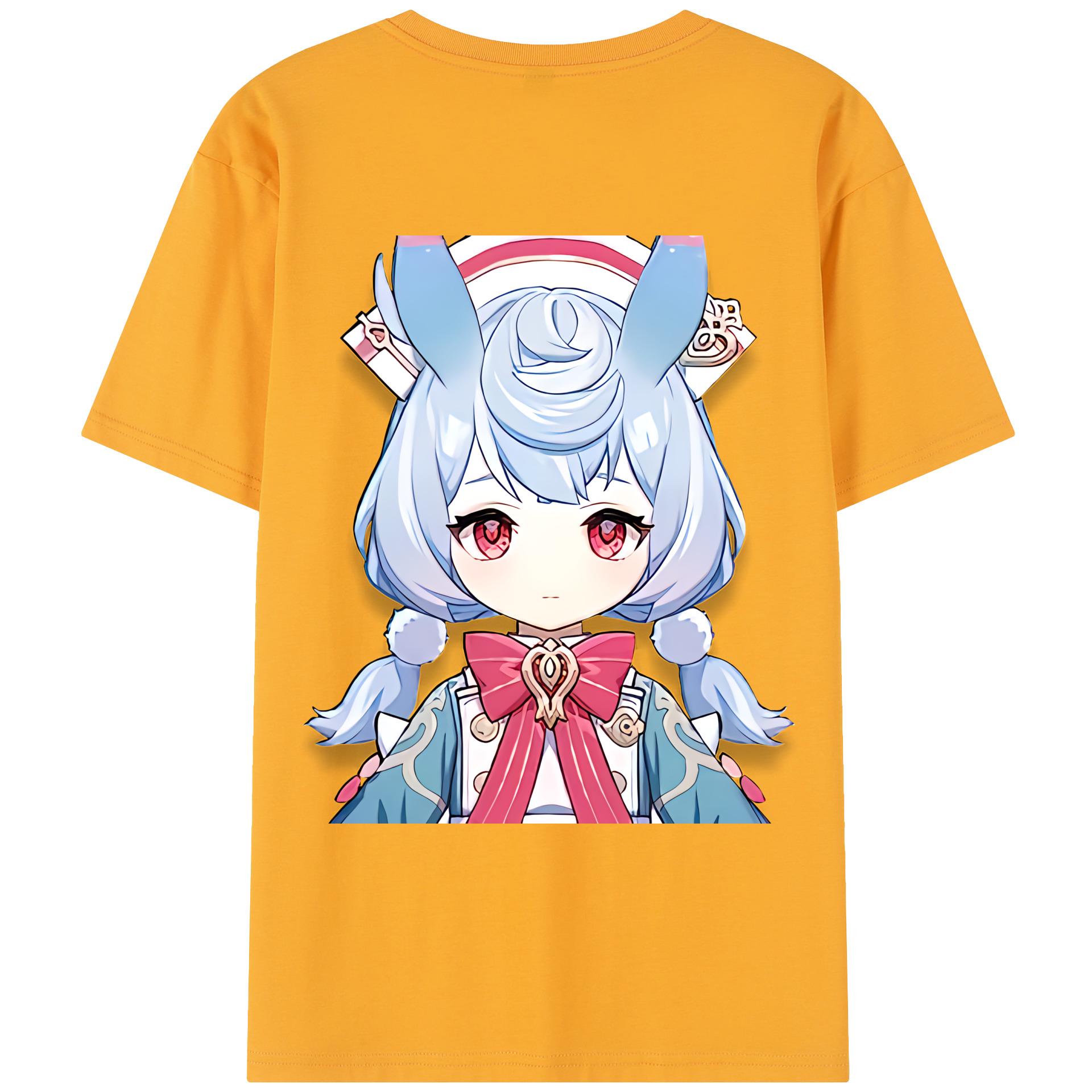 げんし神 シゲウィン genshin Shigewin レディース半袖Tシャツ(バックプリント)
