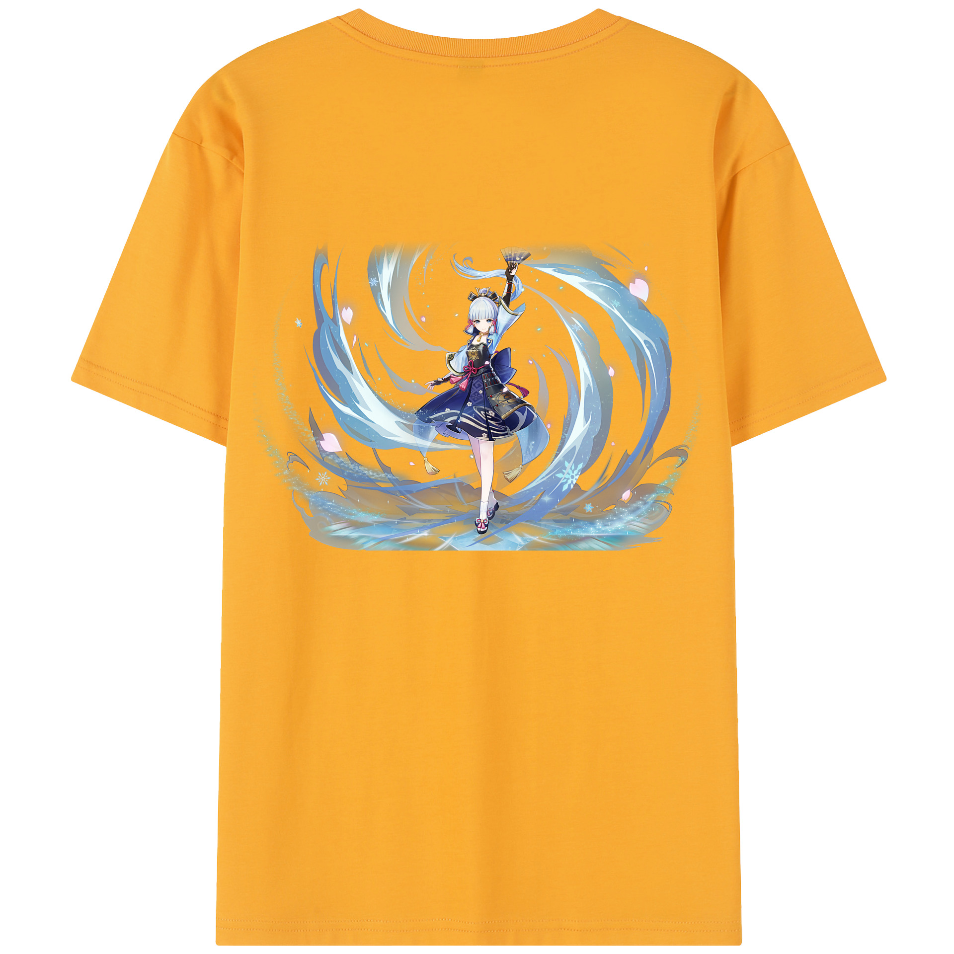 げんし神 神里綾華 神宮寺レン genshin Kamimiya Ren レディース半袖Tシャツ(バックプリント)
