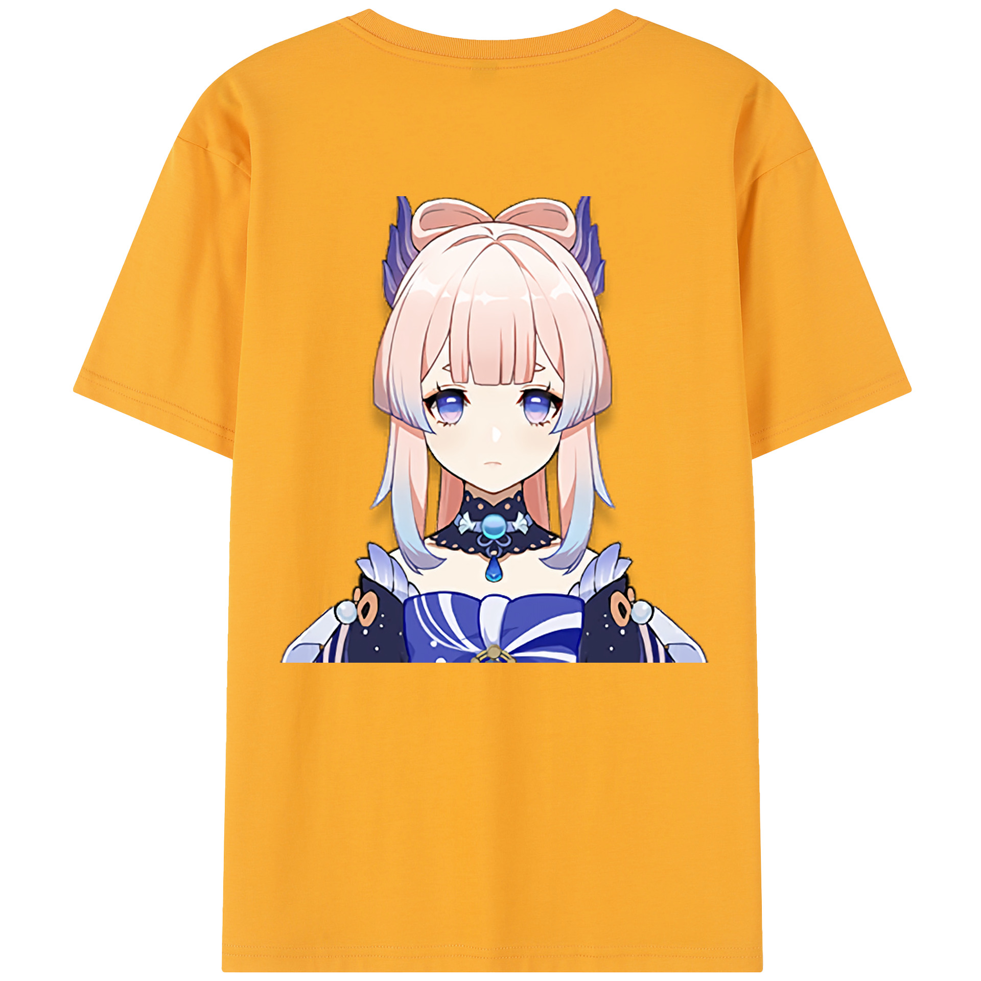 げんし神 珊瑚宮心海 サンゴノミヤ・ココミ genshin Sangonomiya Kokomi レディース半袖Tシャツ(バックプリント)