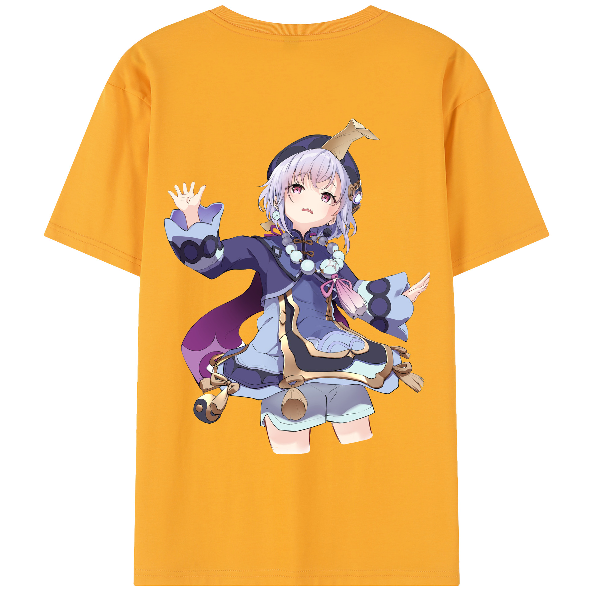 げんし神 七七 なな  genshin Nana レディース半袖Tシャツ(バックプリント)