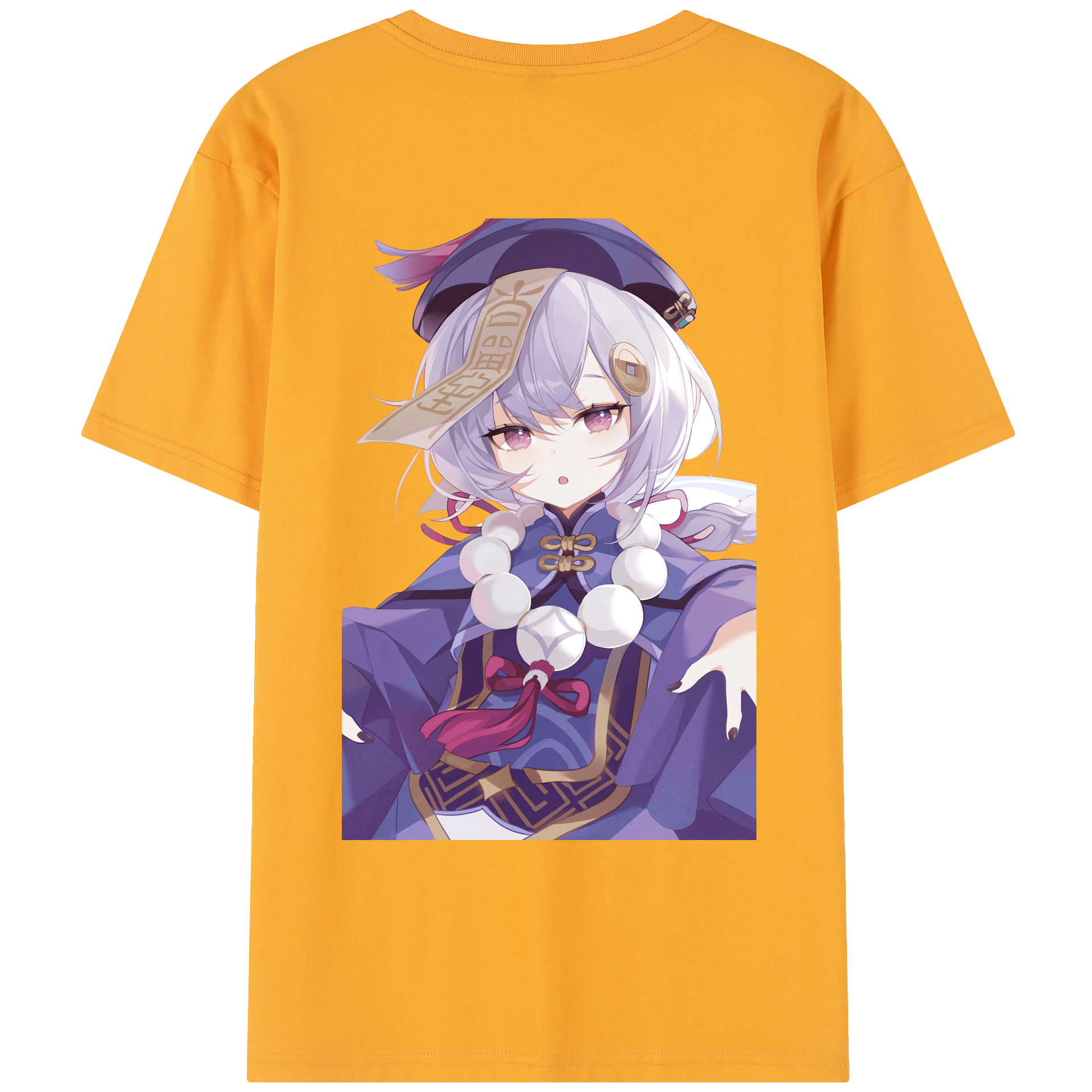 げんし神 七七 なな  genshin Nana レディース半袖Tシャツ(バックプリント)