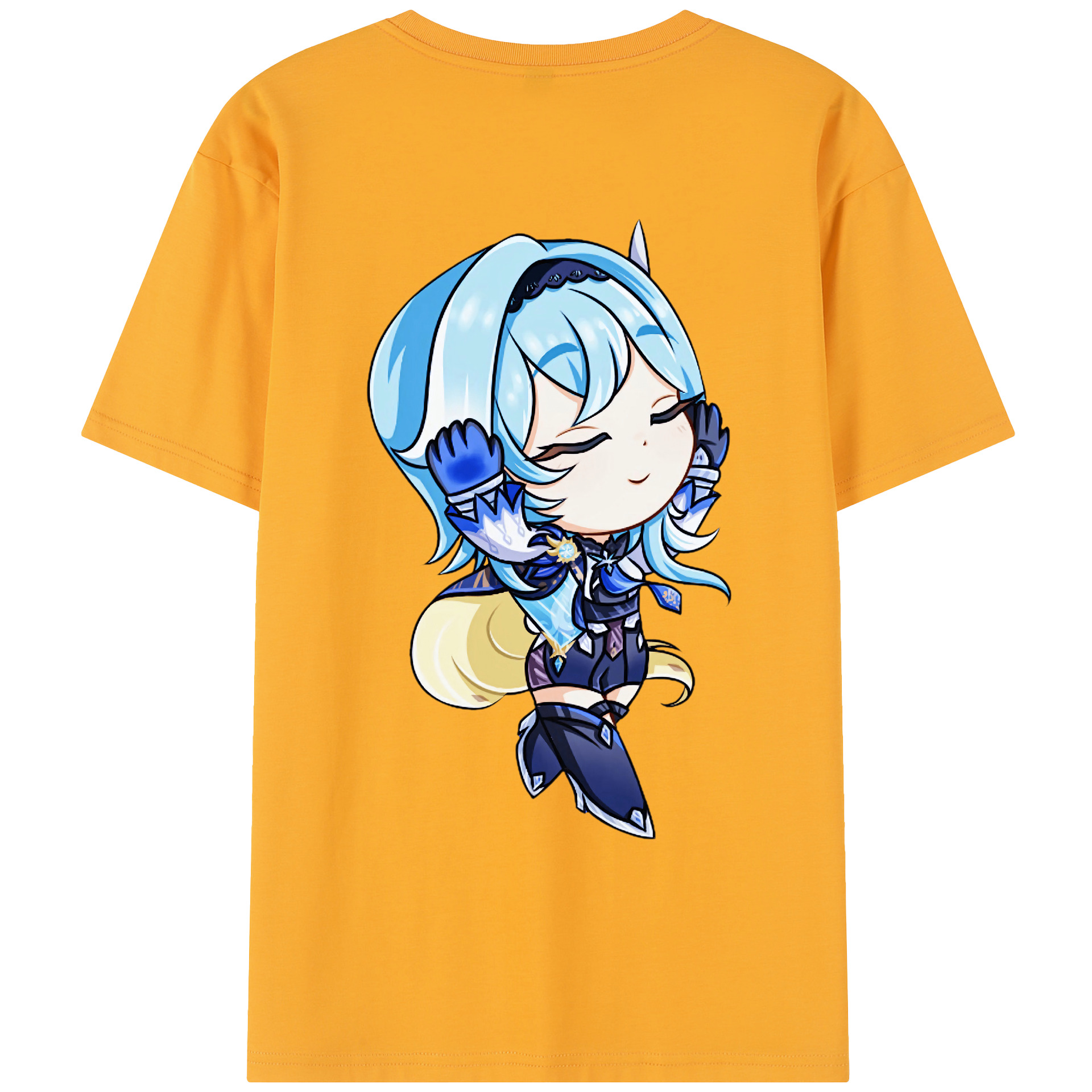 げんし神 优菈 ゆうら genshin Yūra レディース半袖Tシャツ(バックプリント)