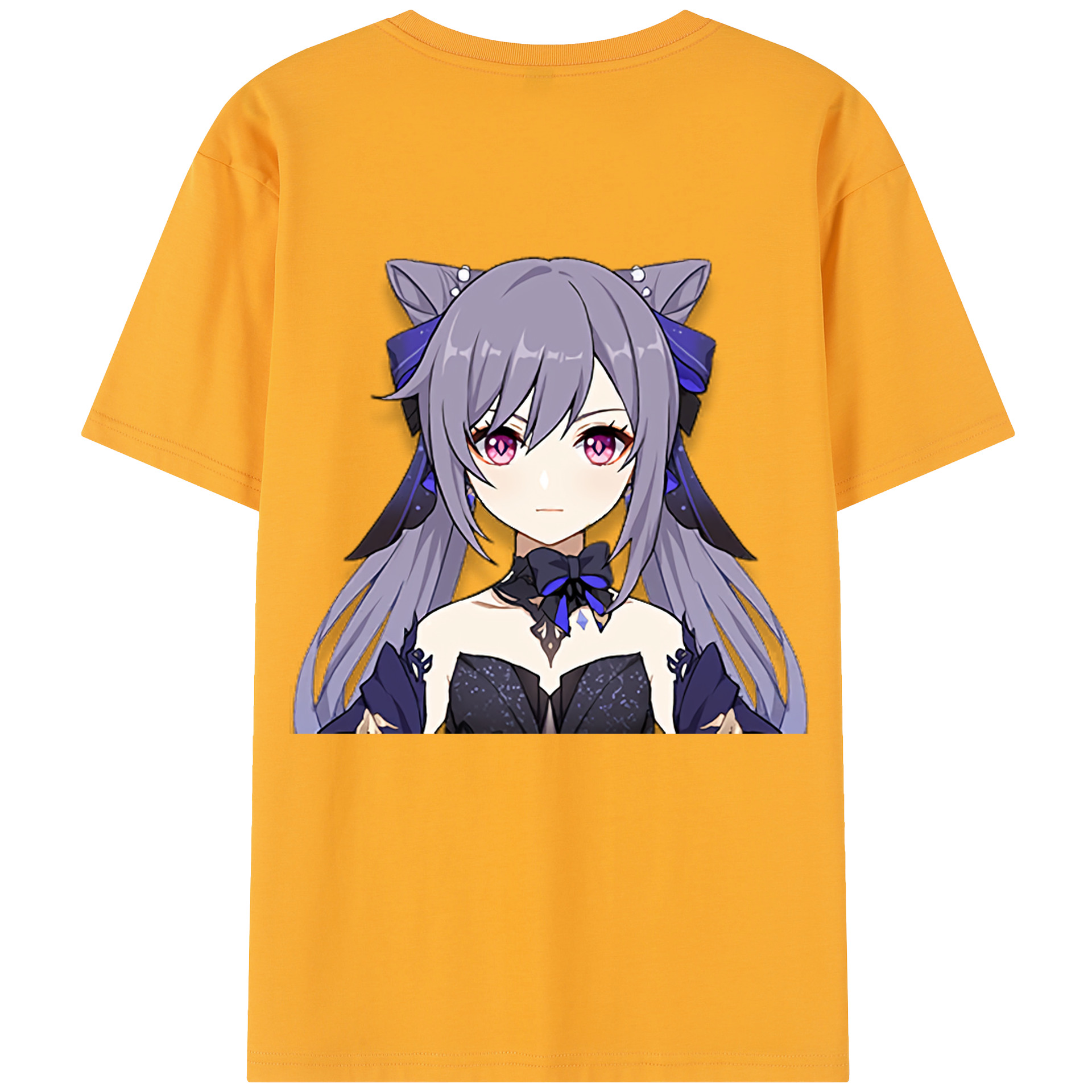 げんし神 刻晴 こくせい genshin Kokusei レディース半袖Tシャツ(バックプリント)