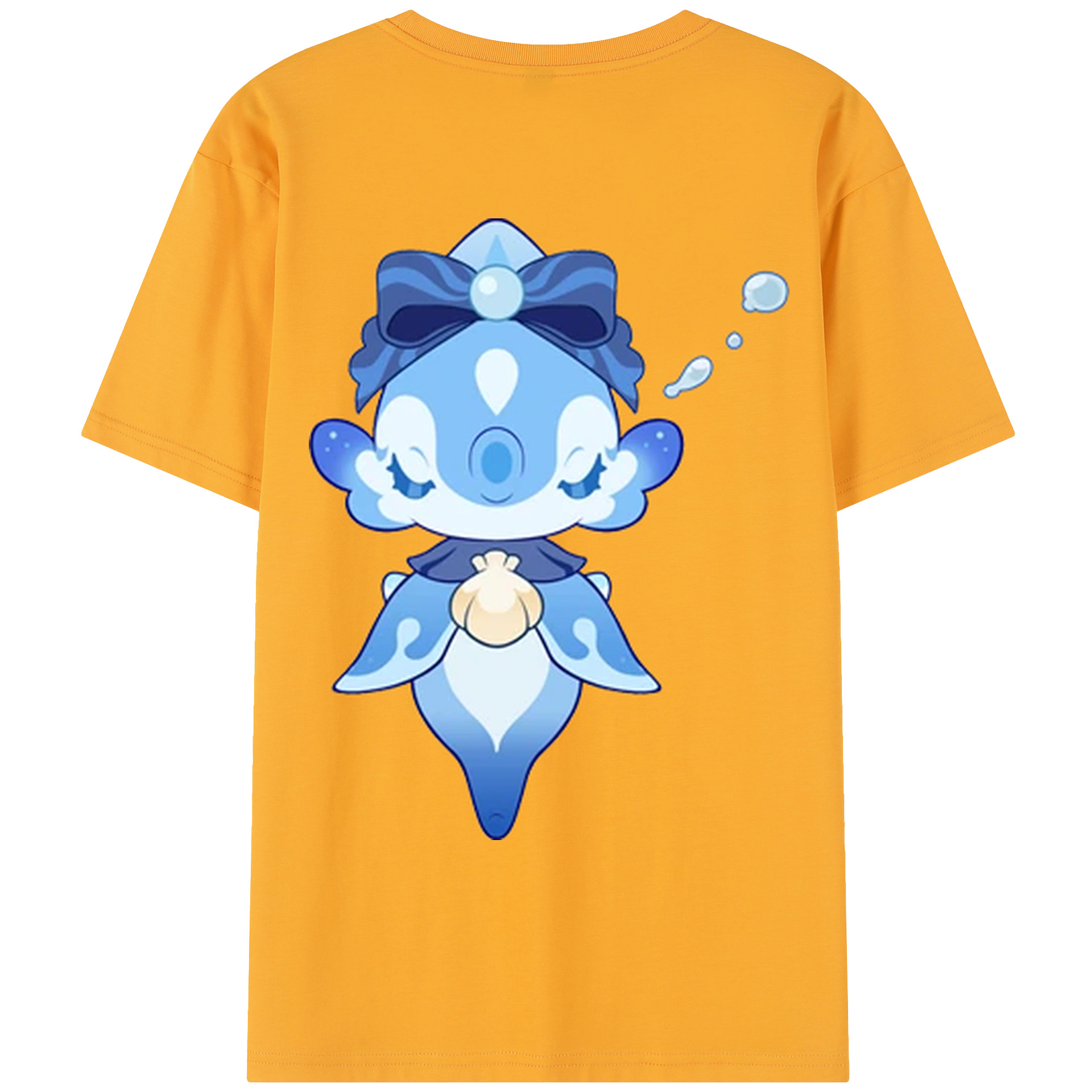 げんし神 フリーナ genshin Furina レディース半袖Tシャツ(バックプリント)