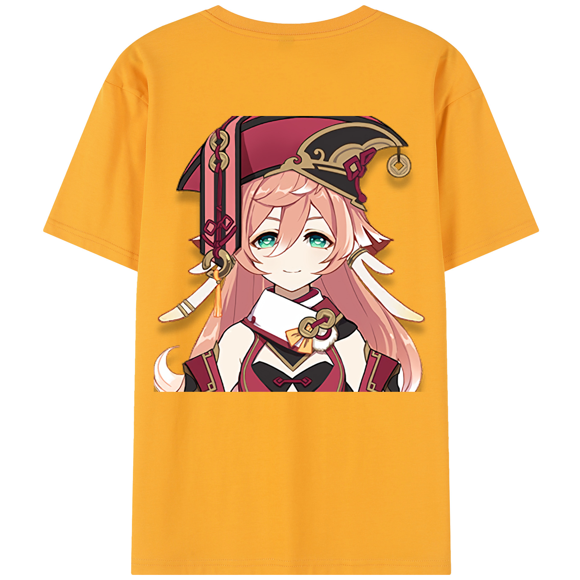 げんし神 ヤンフェイ genshin Yanfei レディース半袖Tシャツ(バックプリント)