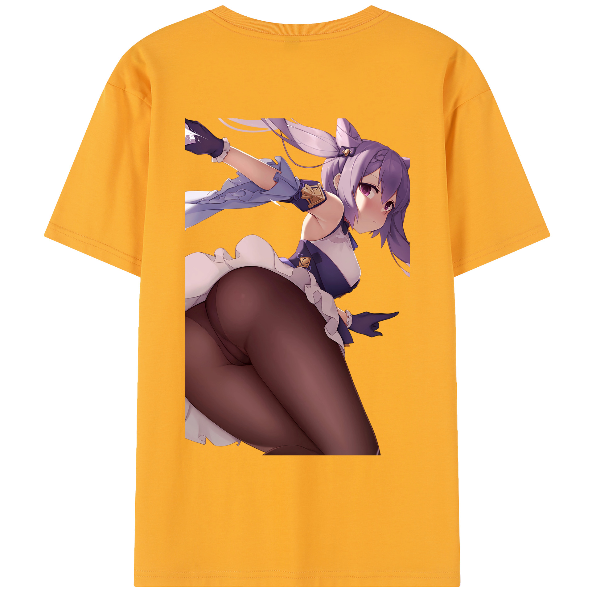 げんし神 刻晴 こくせい genshin Kokusei レディース半袖Tシャツ(バックプリント)