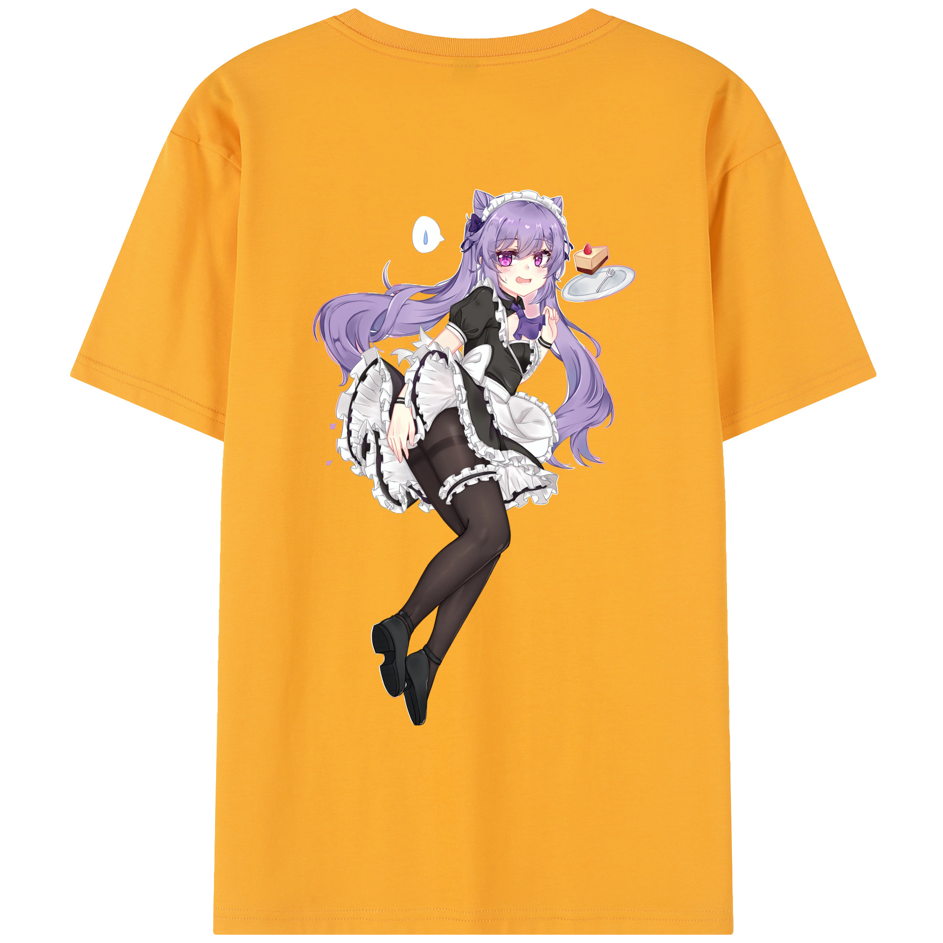 げんし神 刻晴 こくせい genshin Kokusei レディース半袖Tシャツ(バックプリント)