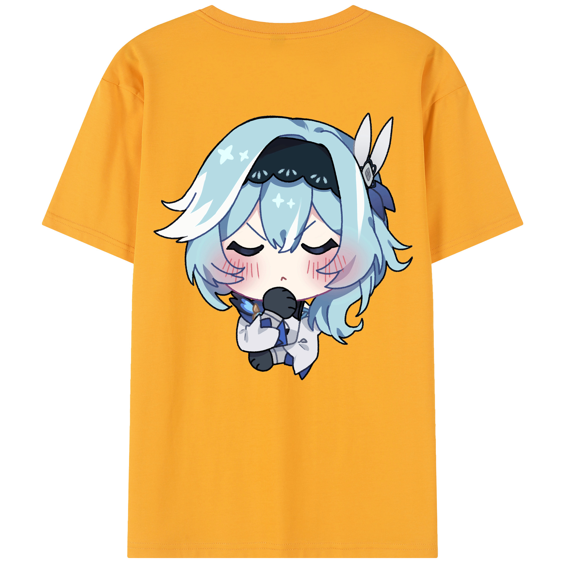 げんし神 优菈 ゆうら genshin Yūra レディース半袖Tシャツ(バックプリント)