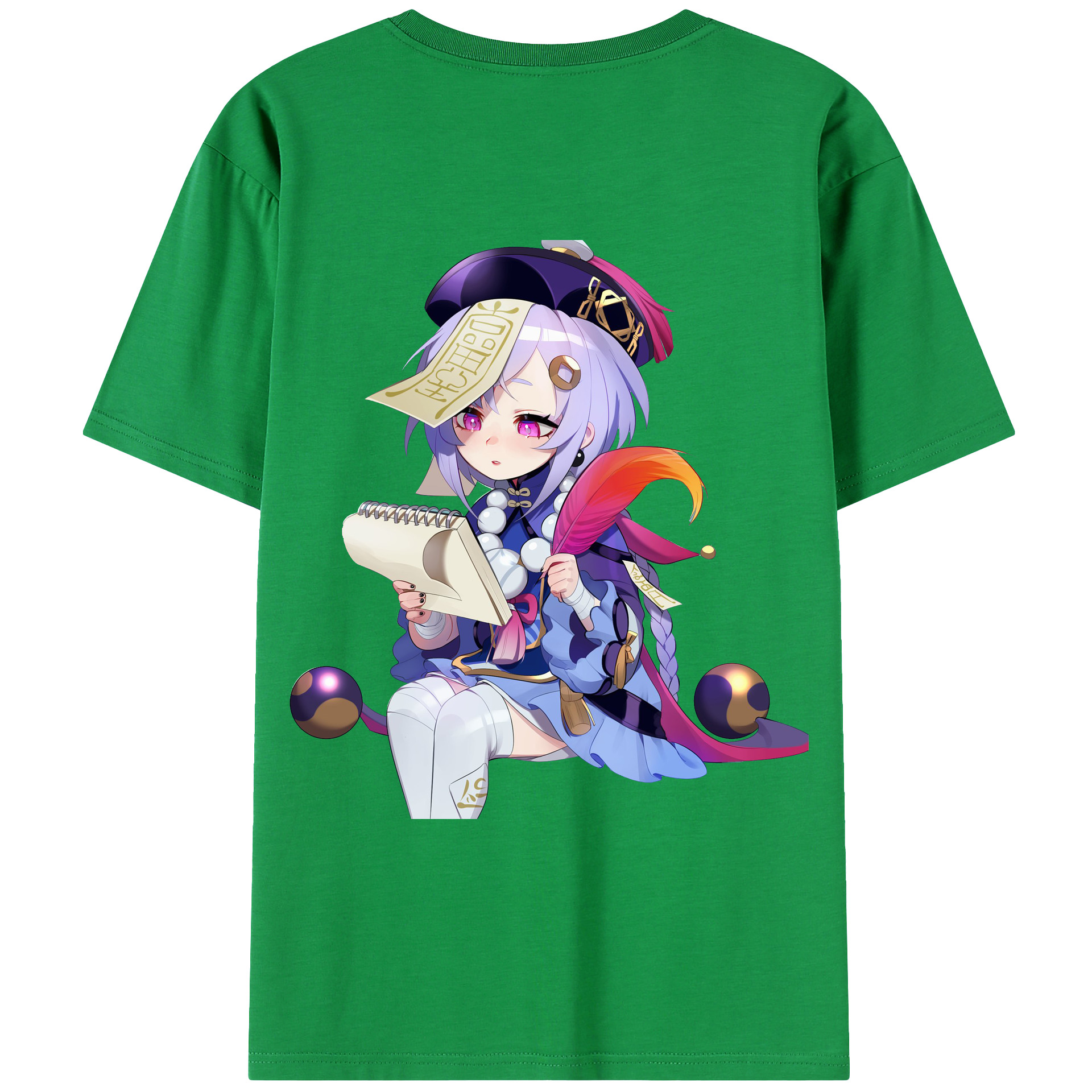 げんし神 七七 なな  genshin Nana レディース半袖Tシャツ(バックプリント)