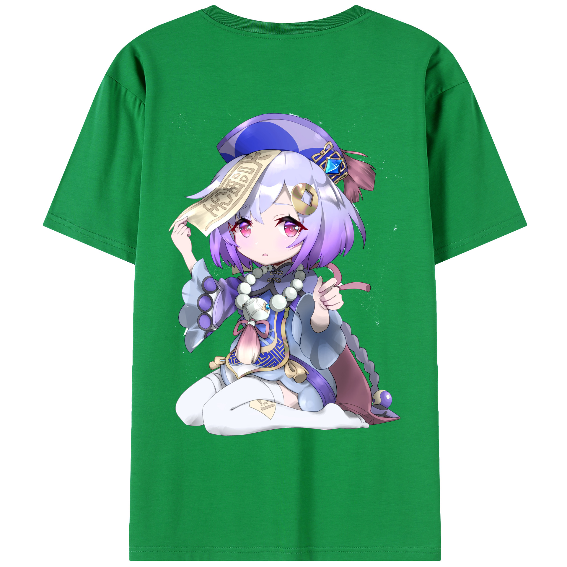 げんし神 七七 なな  genshin Nana レディース半袖Tシャツ(バックプリント)