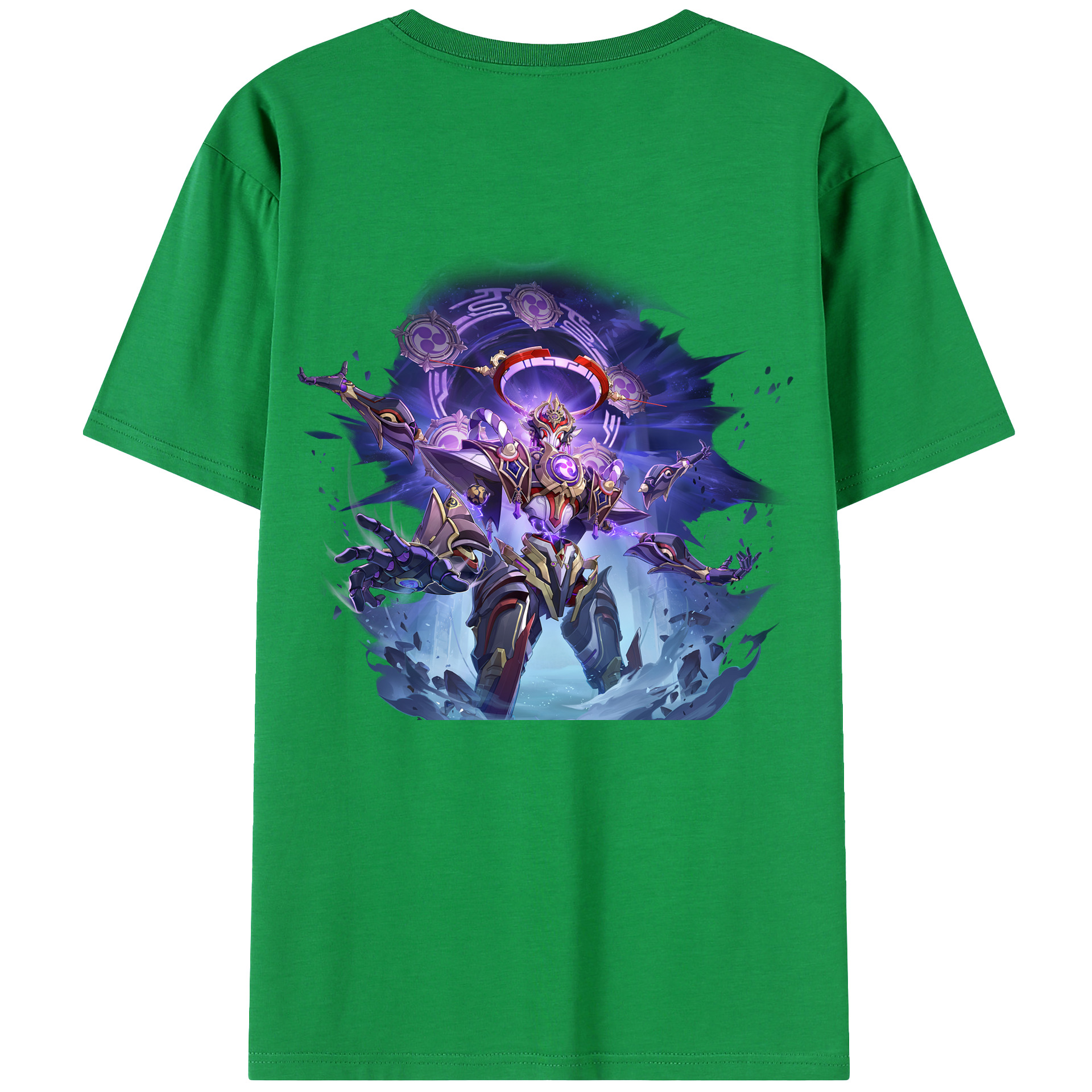 げんし神 さんペい genshin Sanpei レディース半袖Tシャツ(バックプリント)