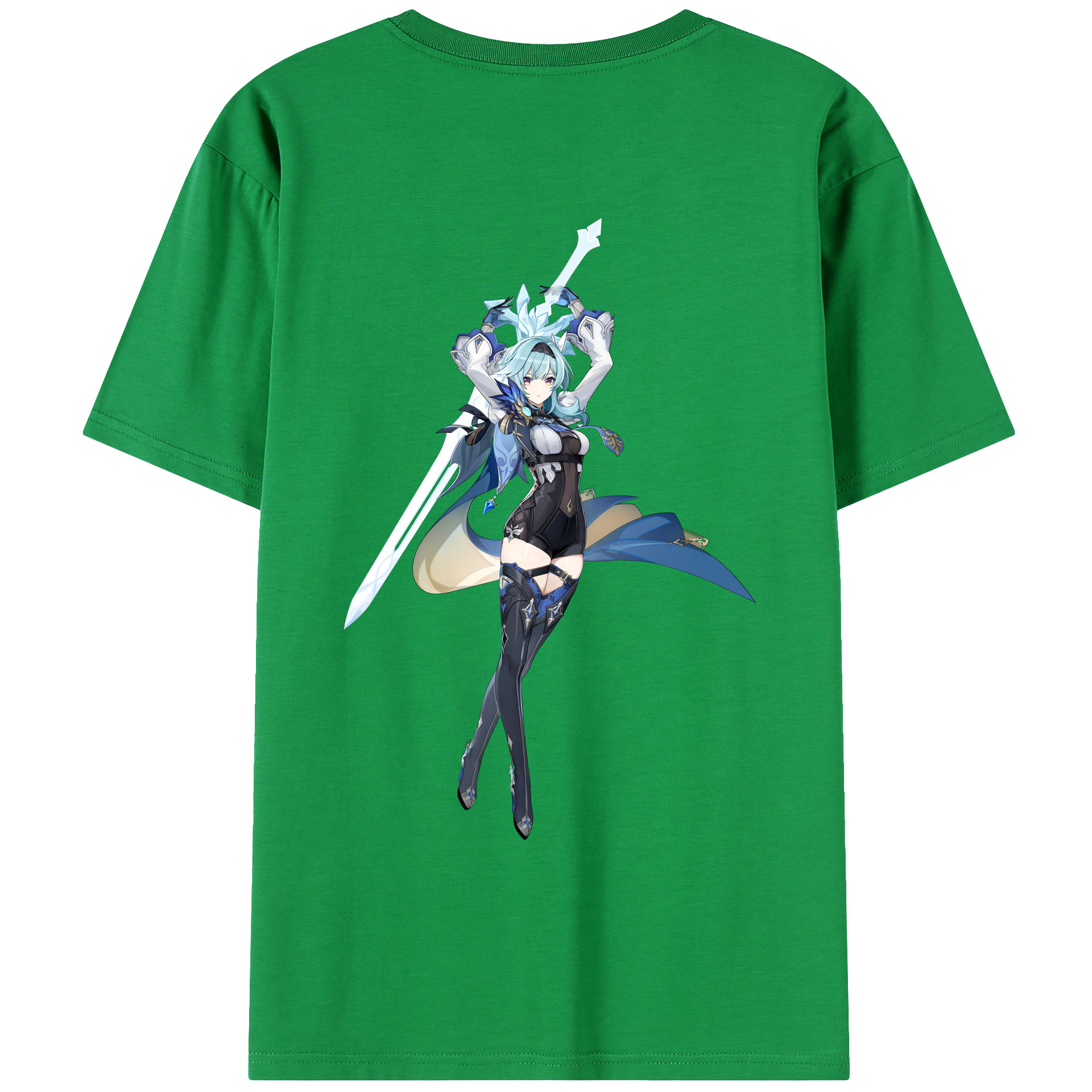 げんし神 优菈 ゆうら genshin Yūra レディース半袖Tシャツ(バックプリント)