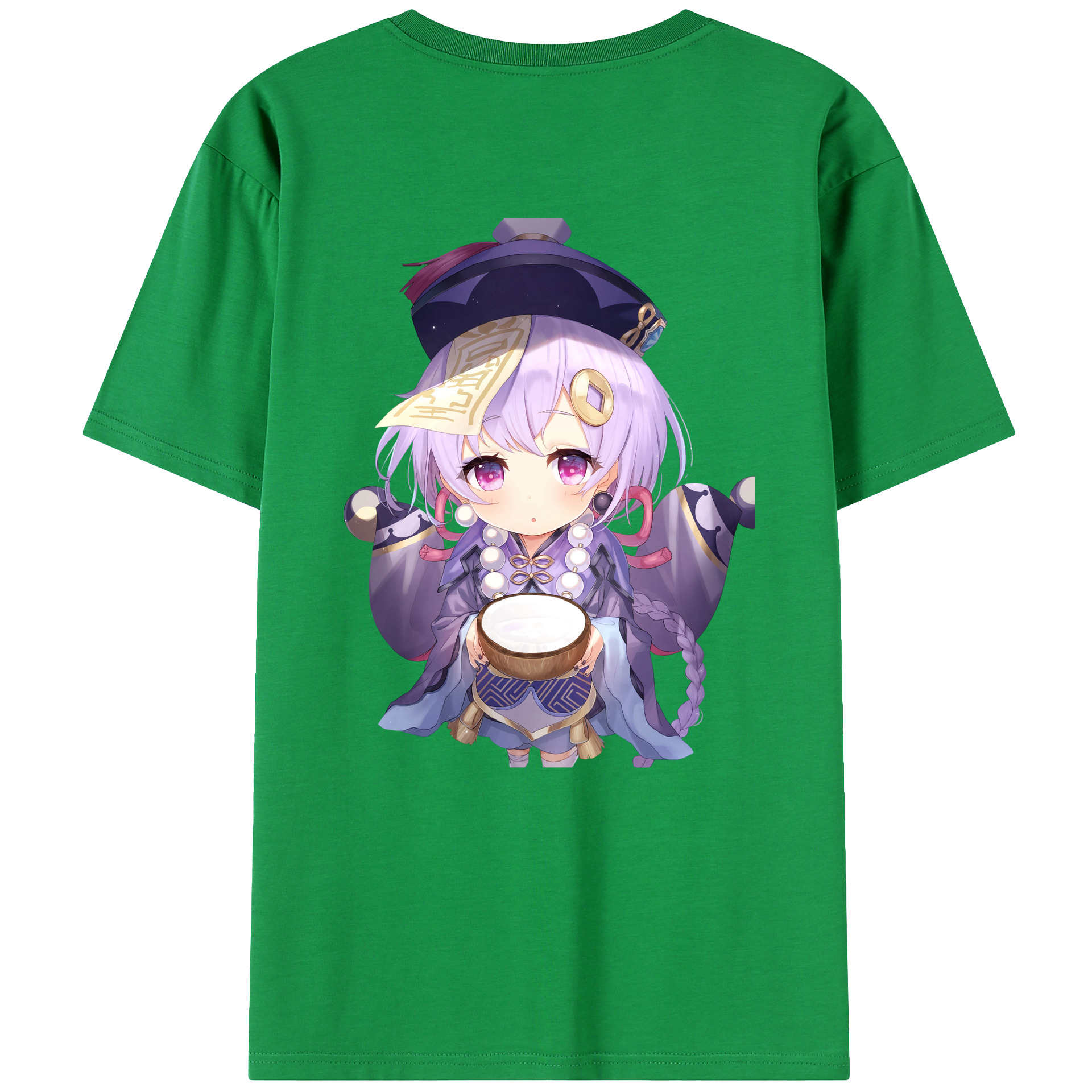 げんし神 七七 なな  genshin Nana レディース半袖Tシャツ(バックプリント)